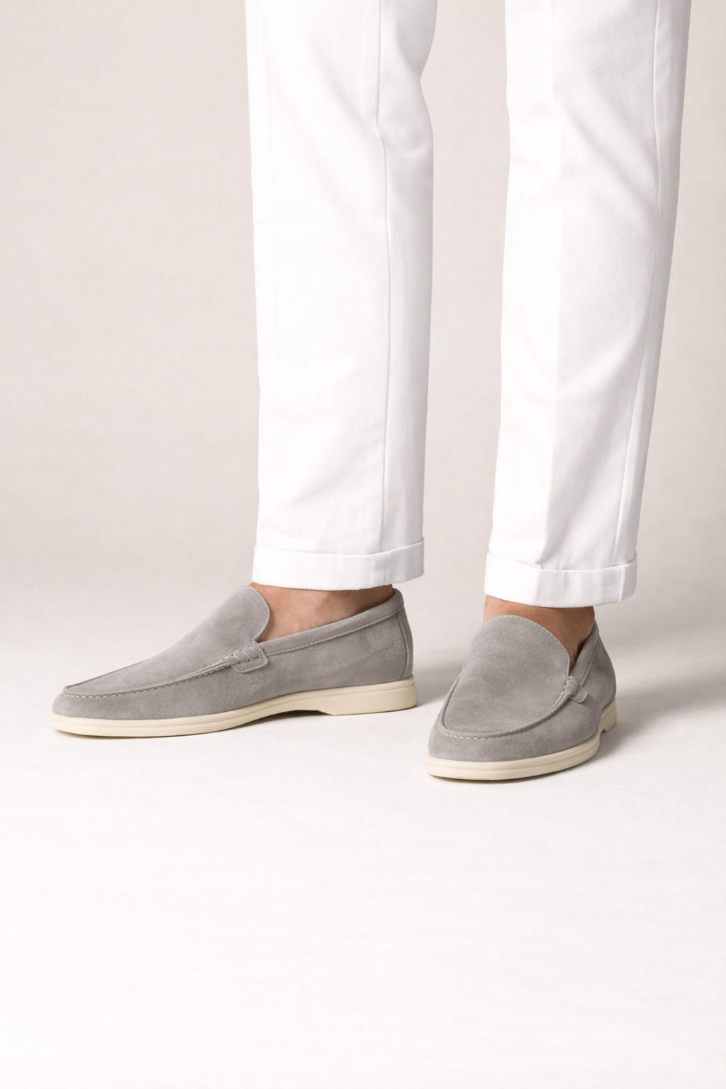 Savio Yacht loafer Beige Grey