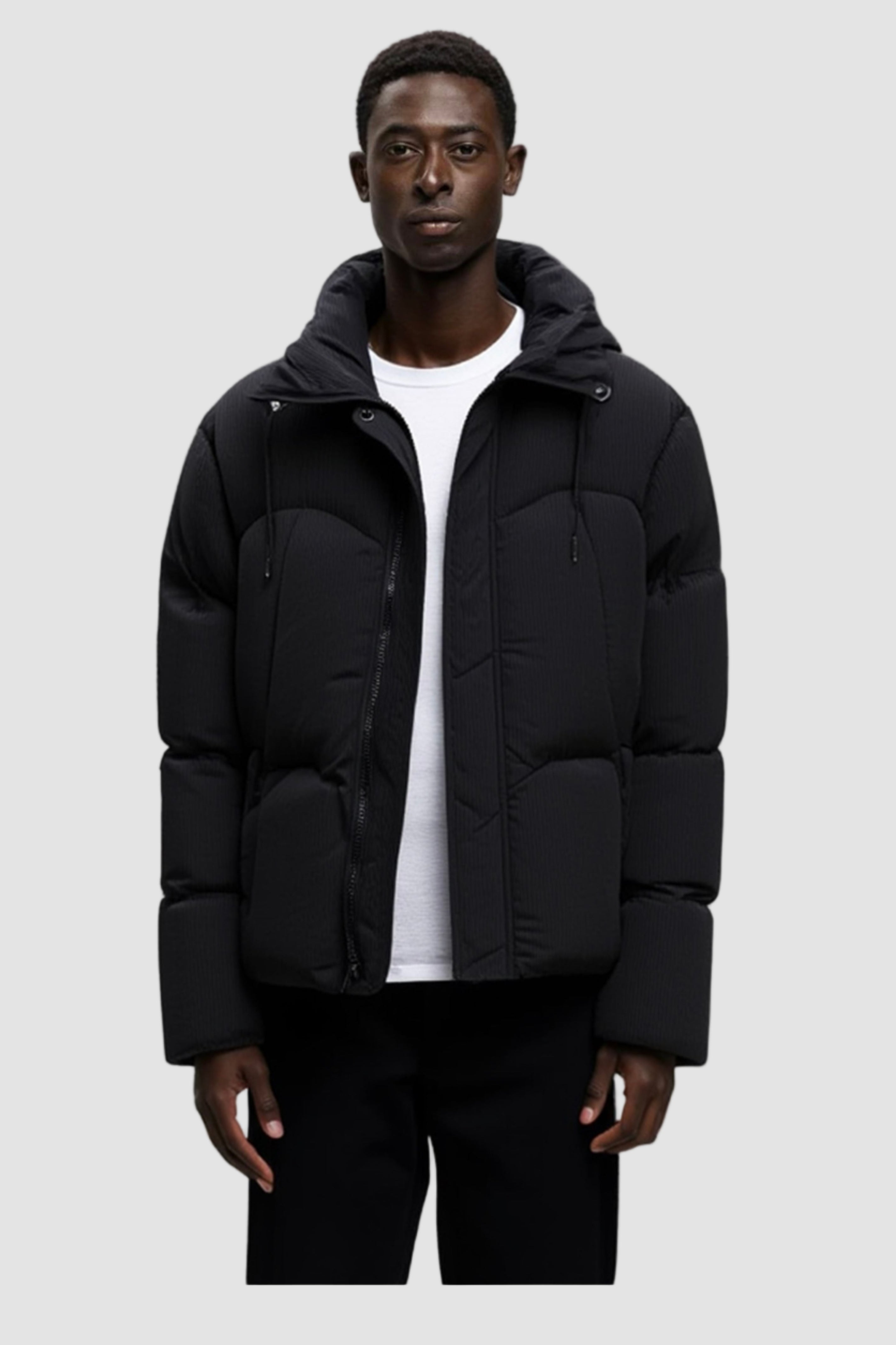 Stijn Plain hooded jacket