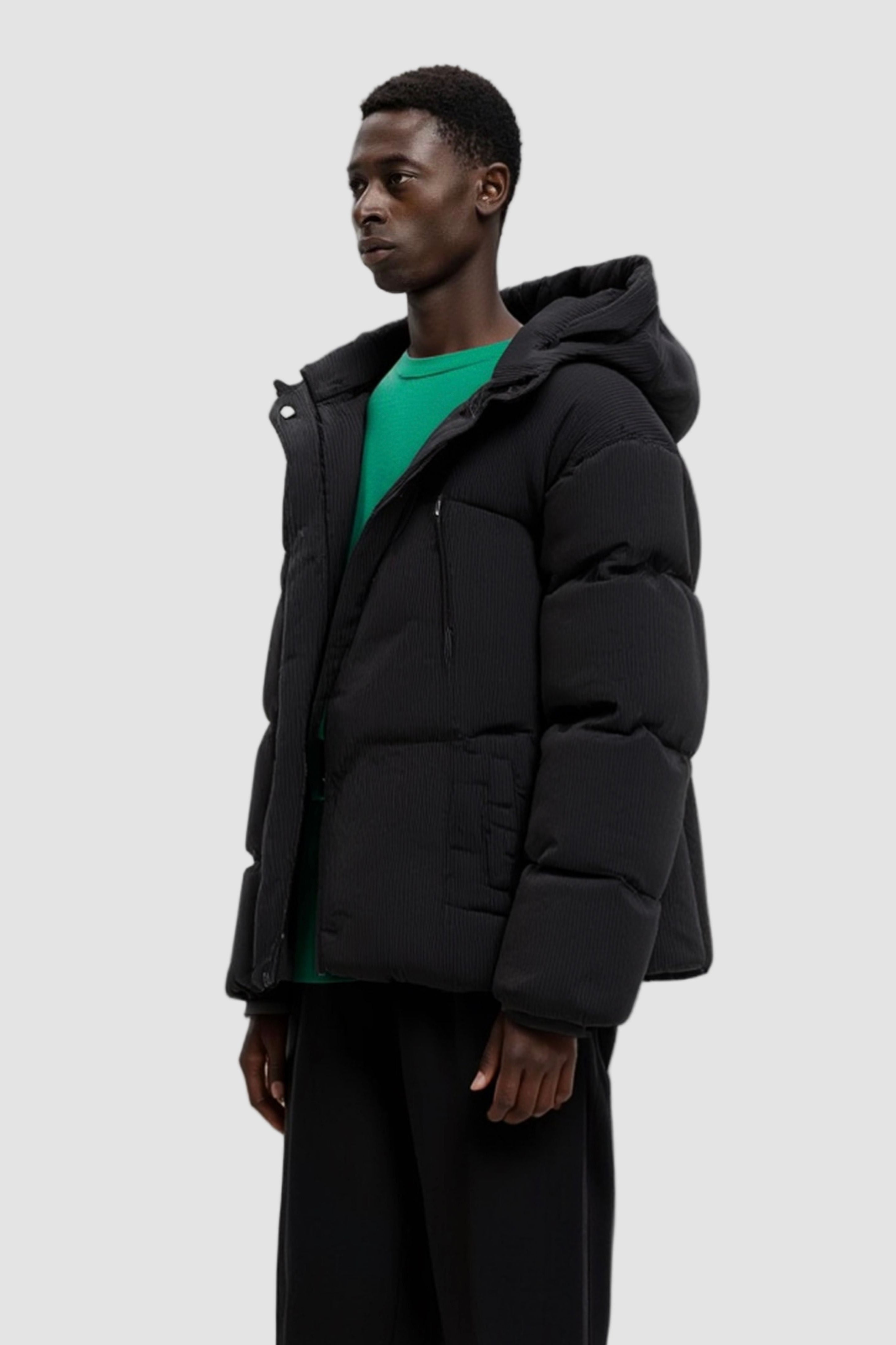 Stijn Plain hooded jacket
