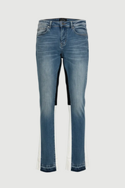 Flared denim