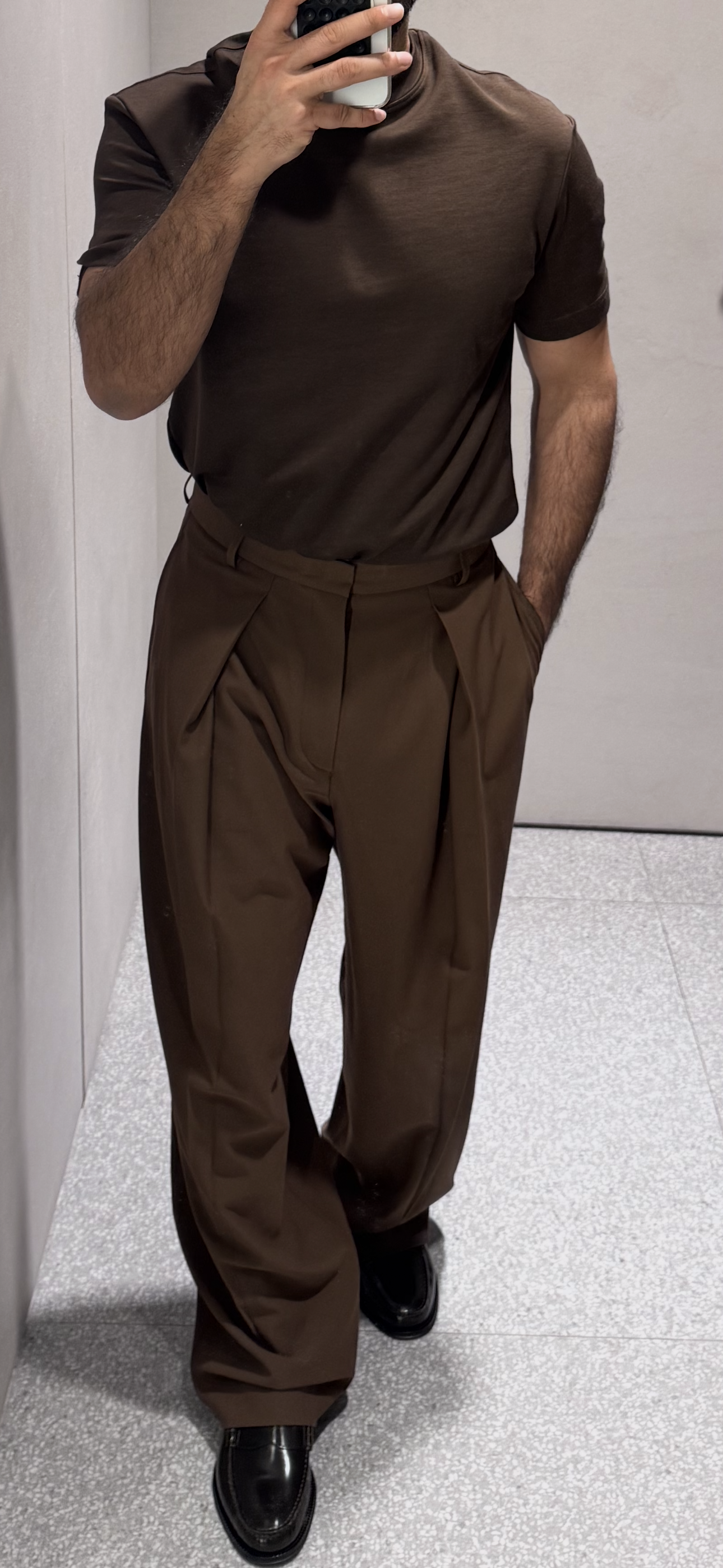 The socrates pants straight brown