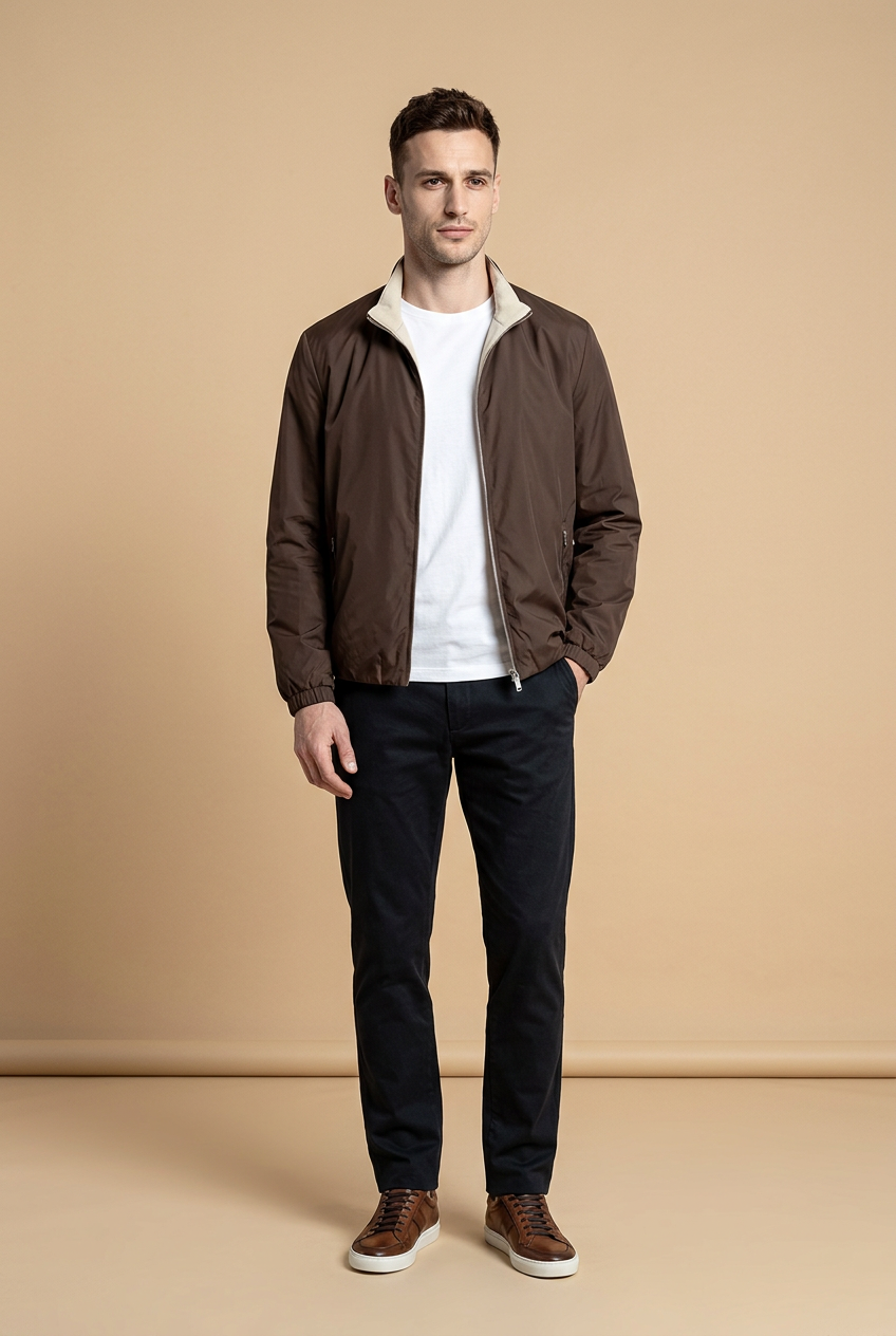 The monta jacket Brown/Kit