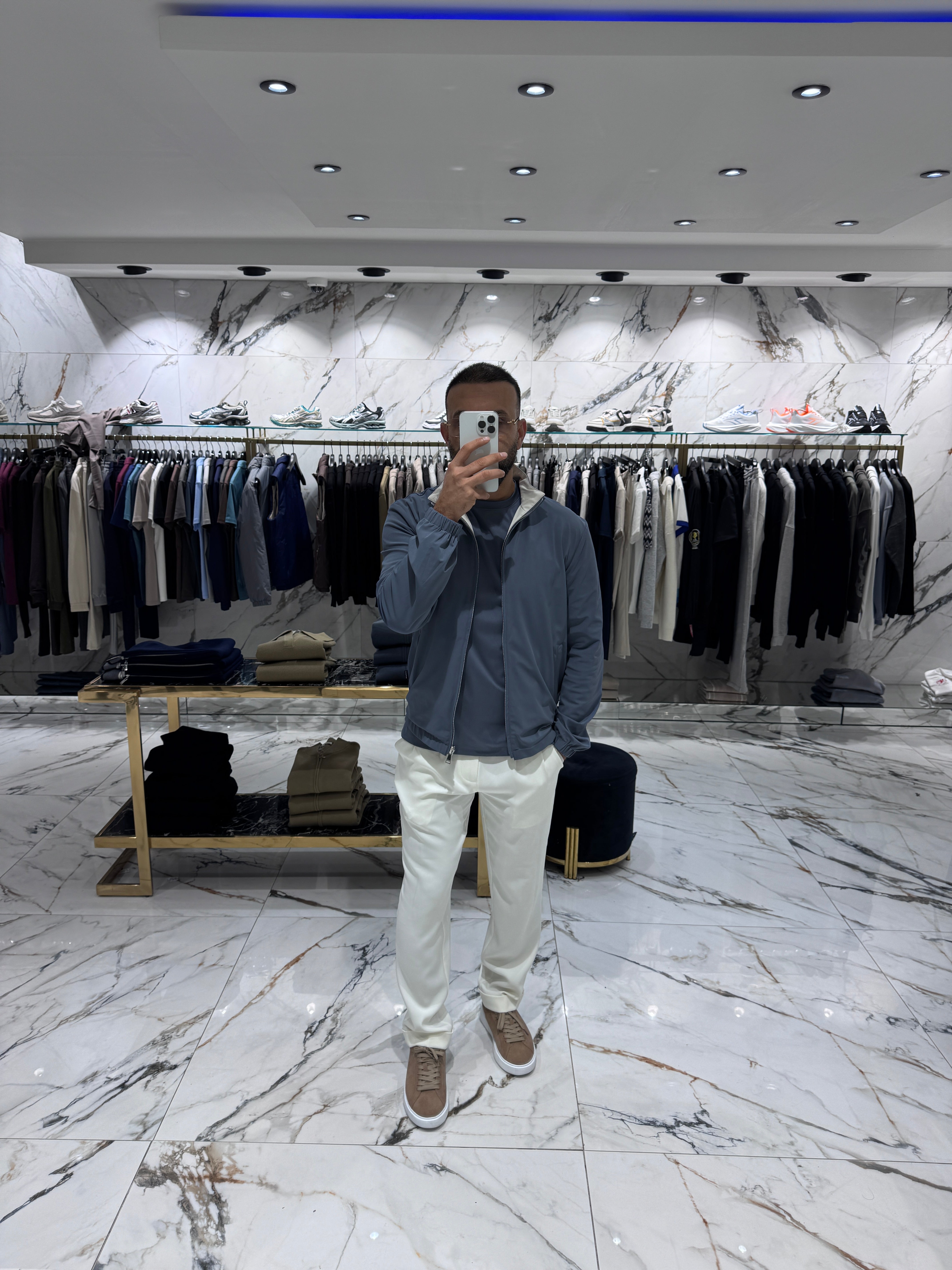 The rafaello jacket cloud blue