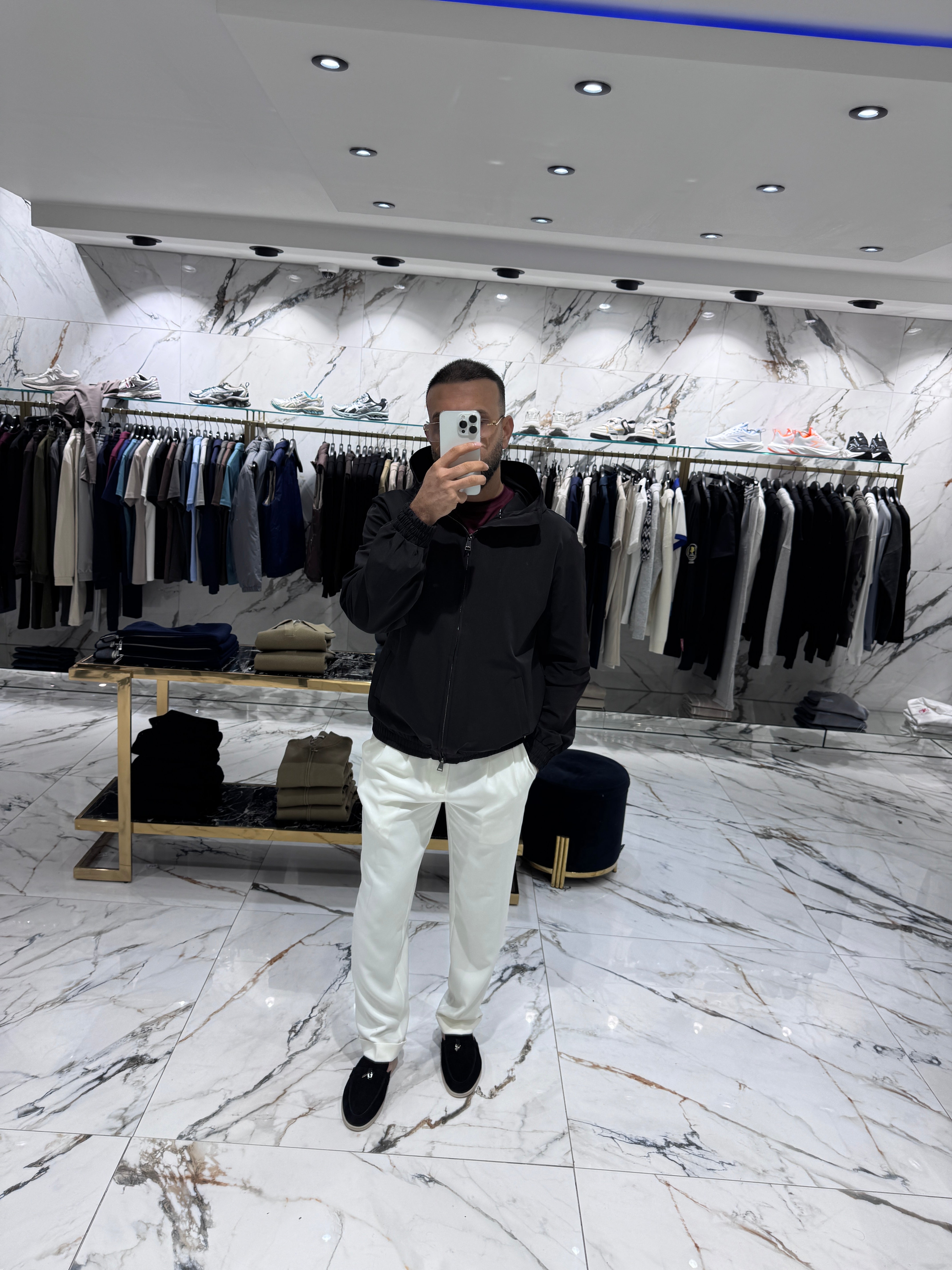 The Fabio Tech jacket Black