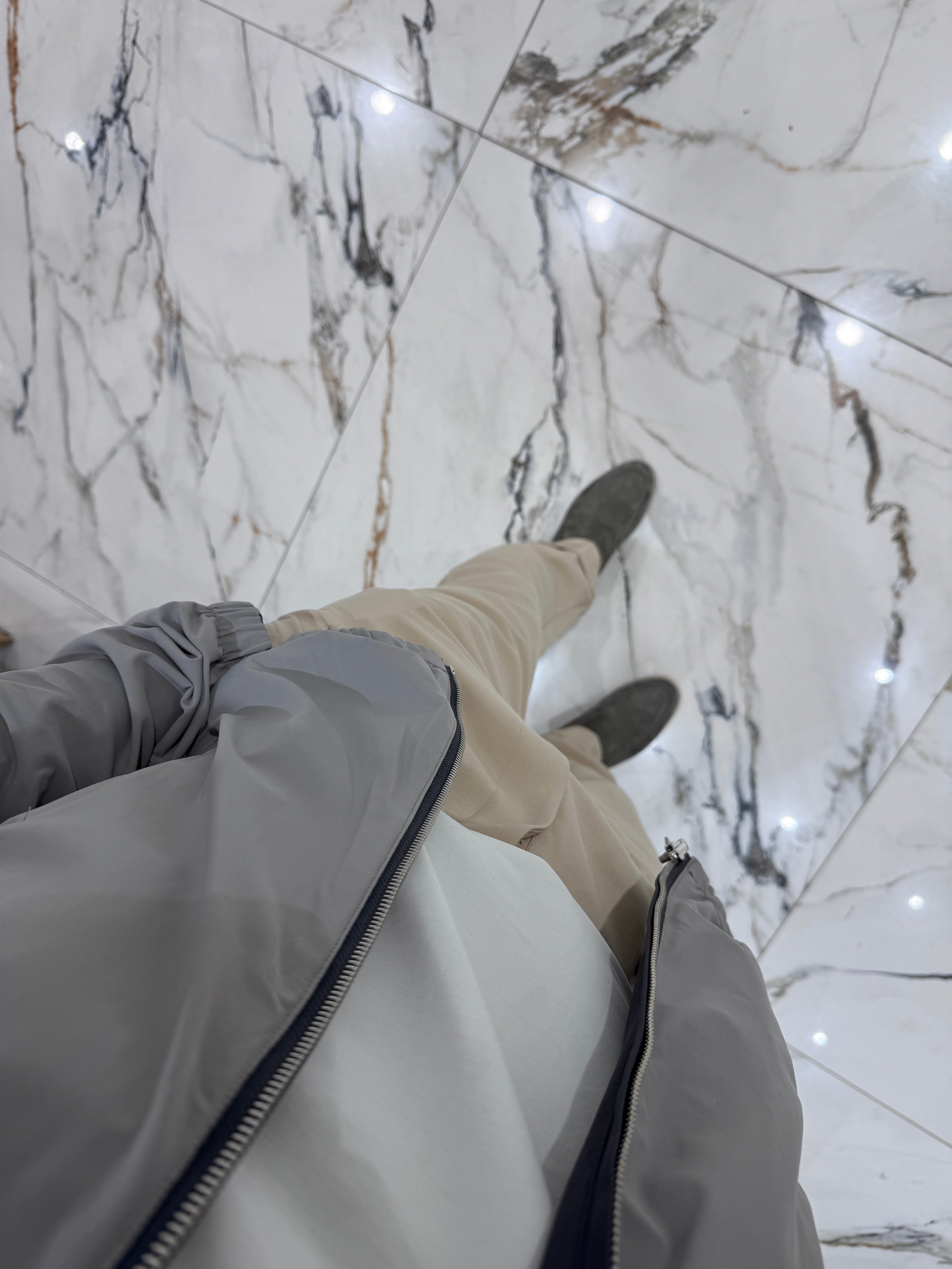 The Rafaello Jacket – Elephant Grey/ Dark Grey