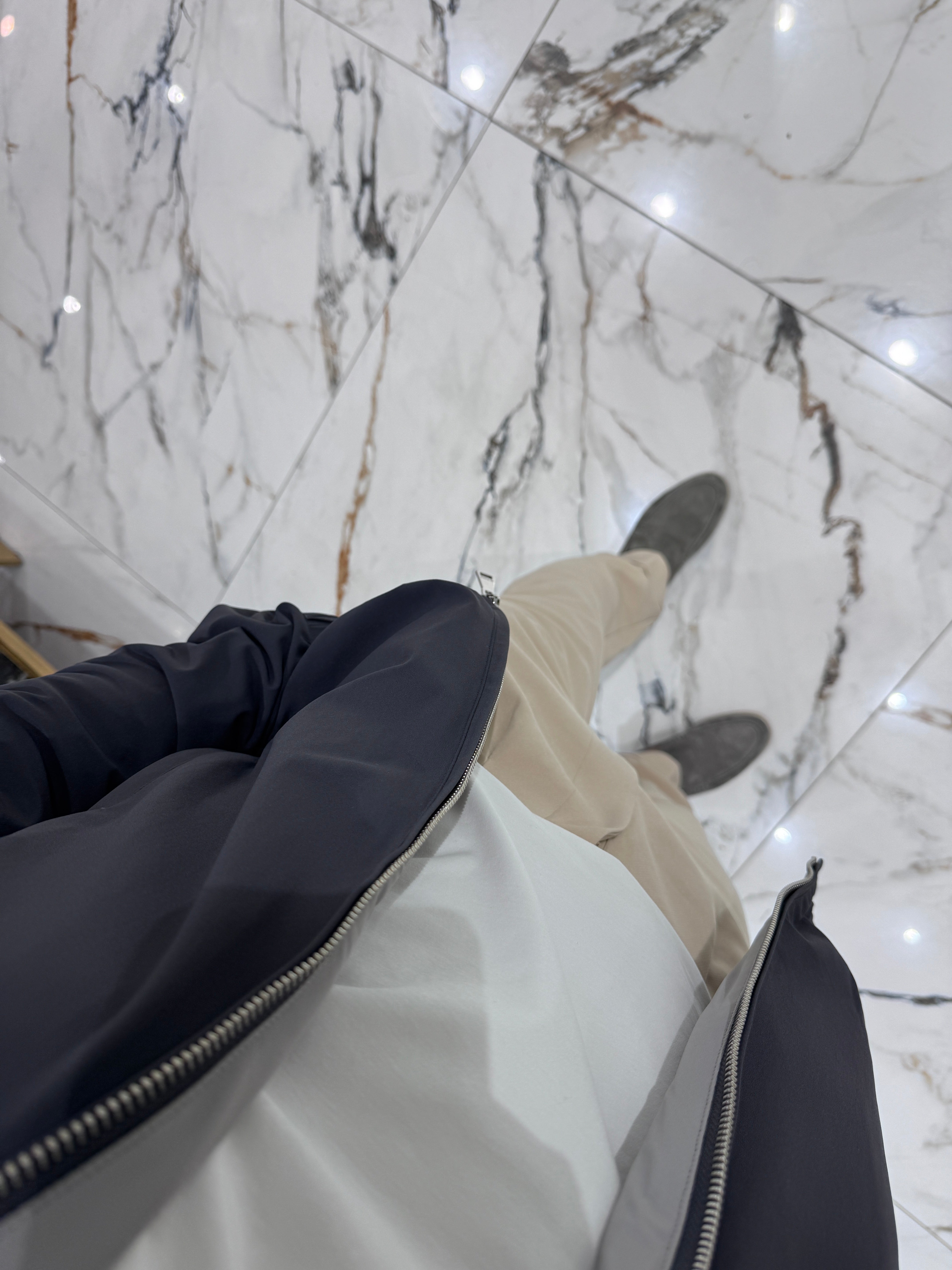 The Rafaello Jacket – Elephant Grey/ Dark Grey