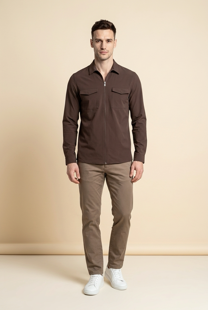 The santoni jacket espresso