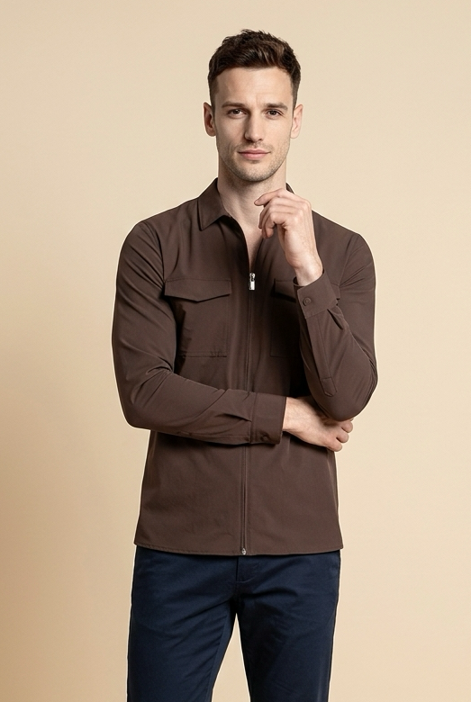 The santoni jacket espresso