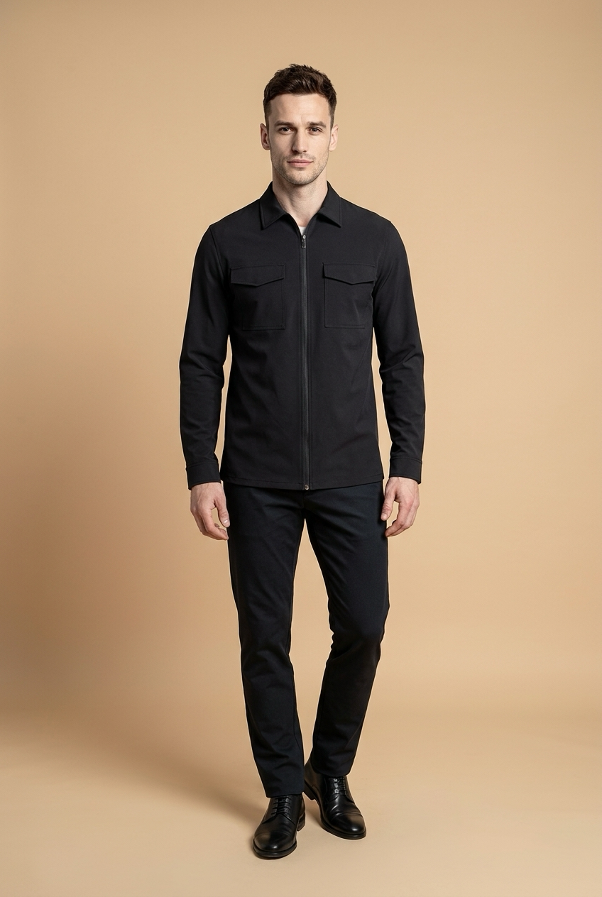 The santoni jacket black