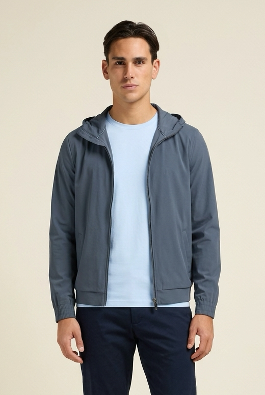 The Fabio Tech jacket Cloud Blu