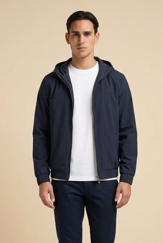 The Fabio Tech jacket Dark Blu