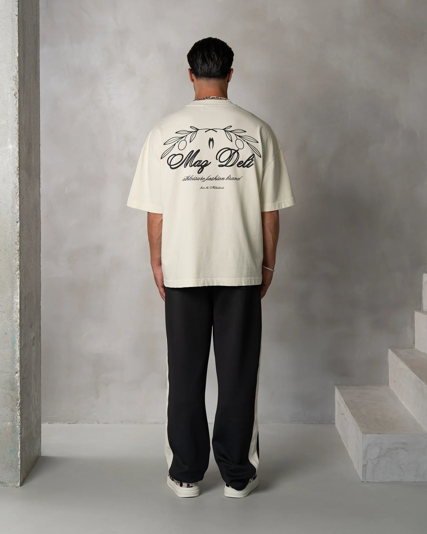 LEAF T-SHIRT - OFF WHITE