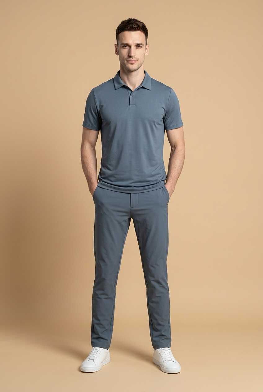 The joshua smart pants cloud blue