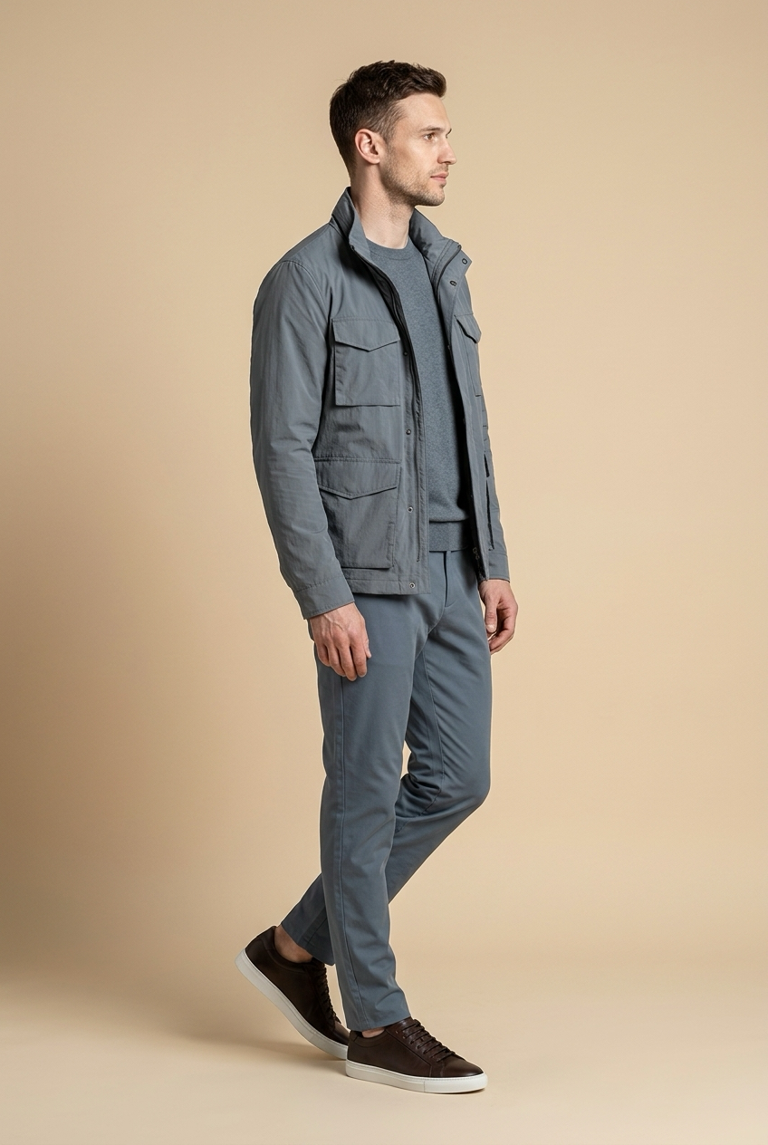 The joshua smart pants cloud blue