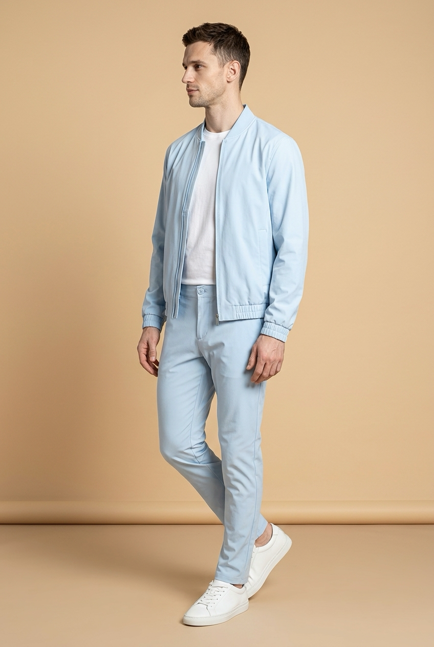 The joshua smart pants Light Blu