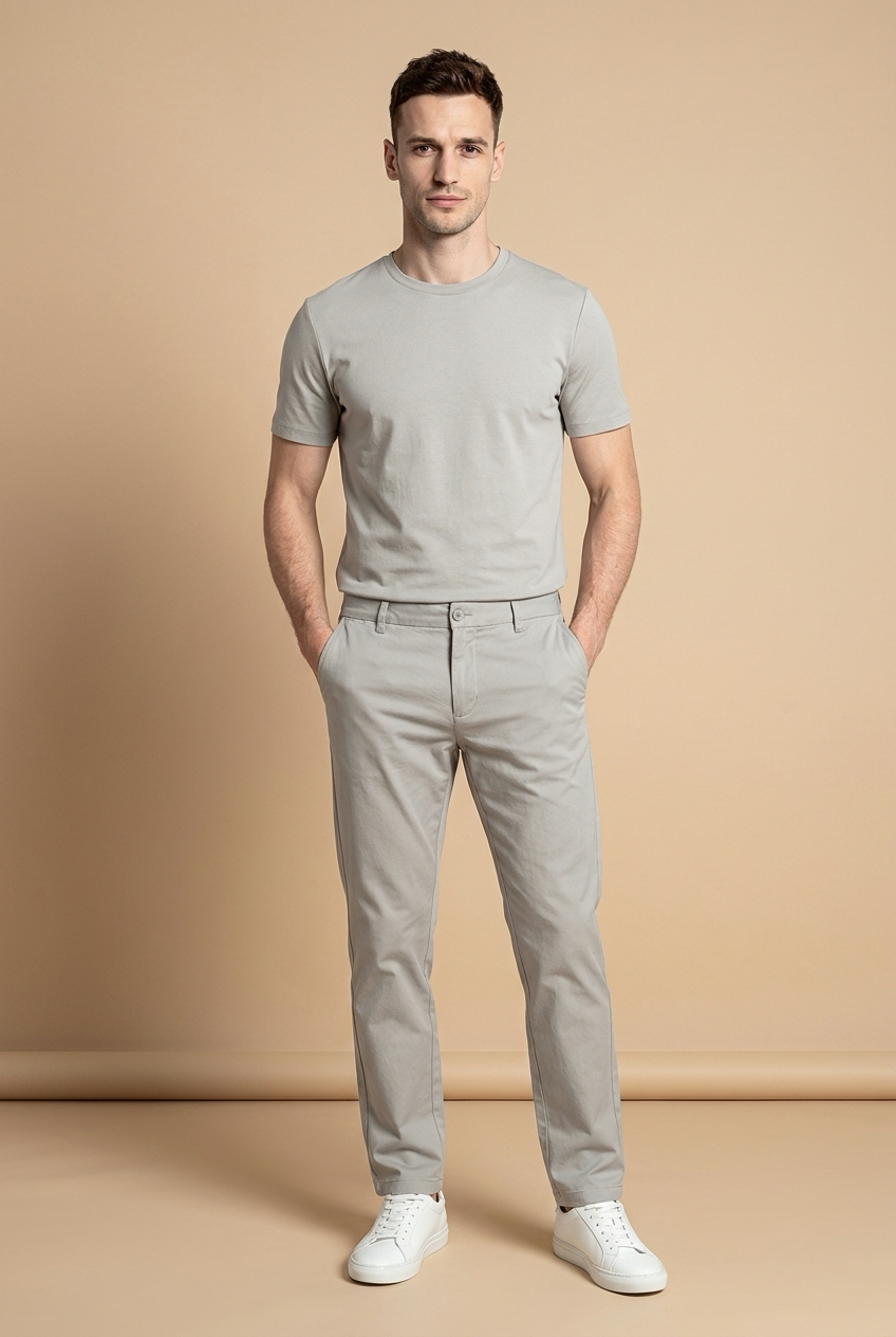 The Joshua Smart Pants – Elephant grey