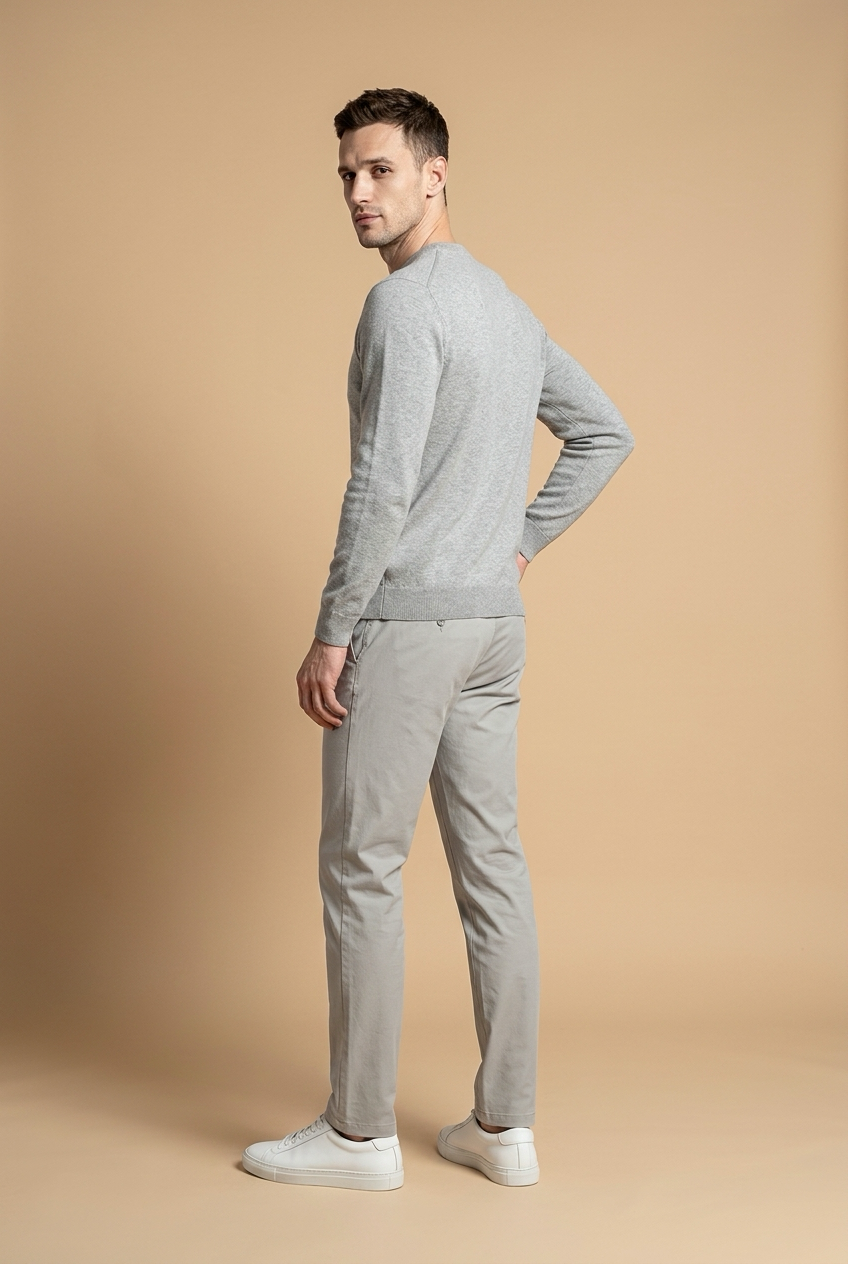 The Joshua Smart Pants – Elephant grey