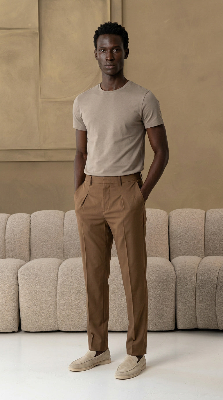The socrates pants straight brown