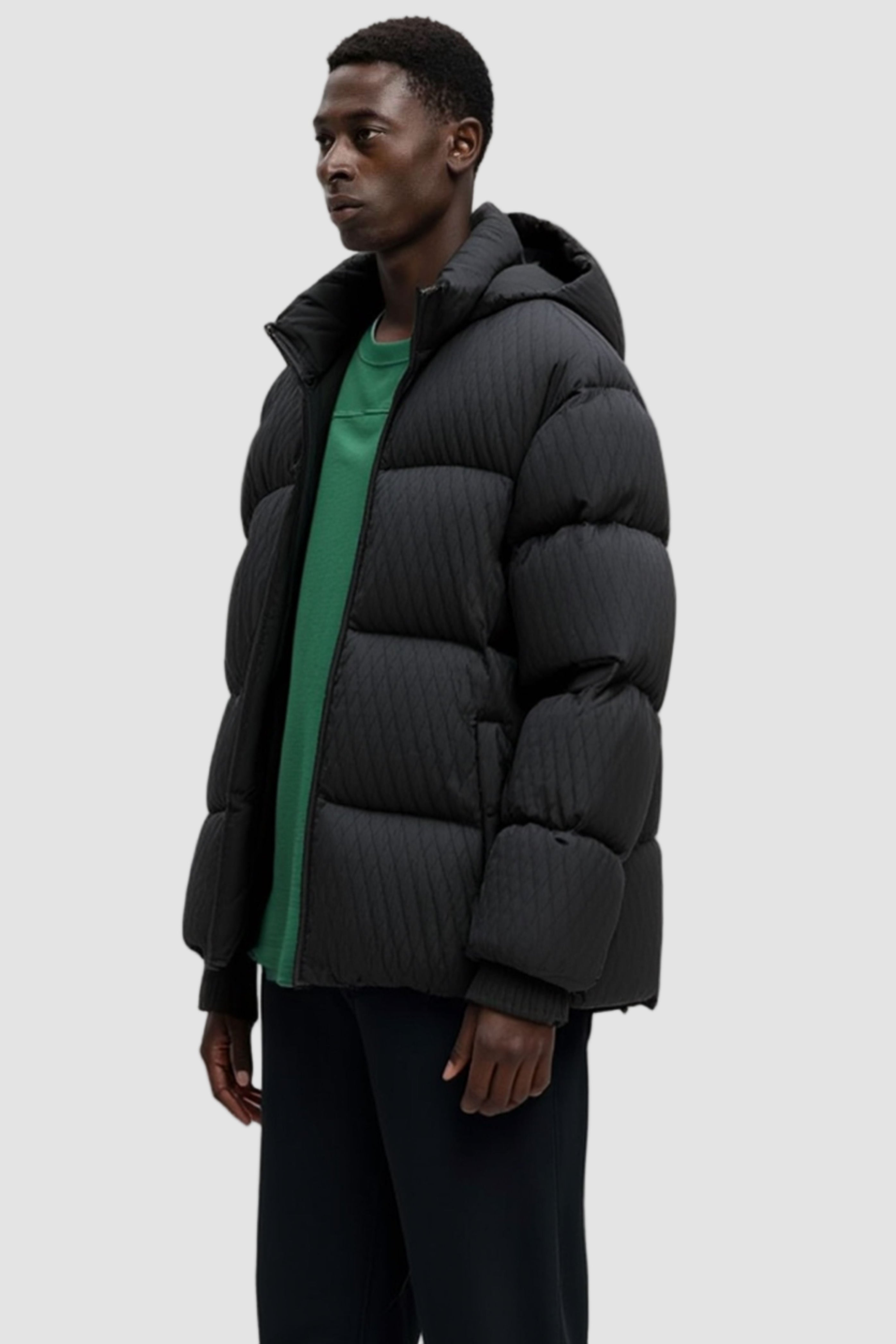 Pearl Printed jacket Black