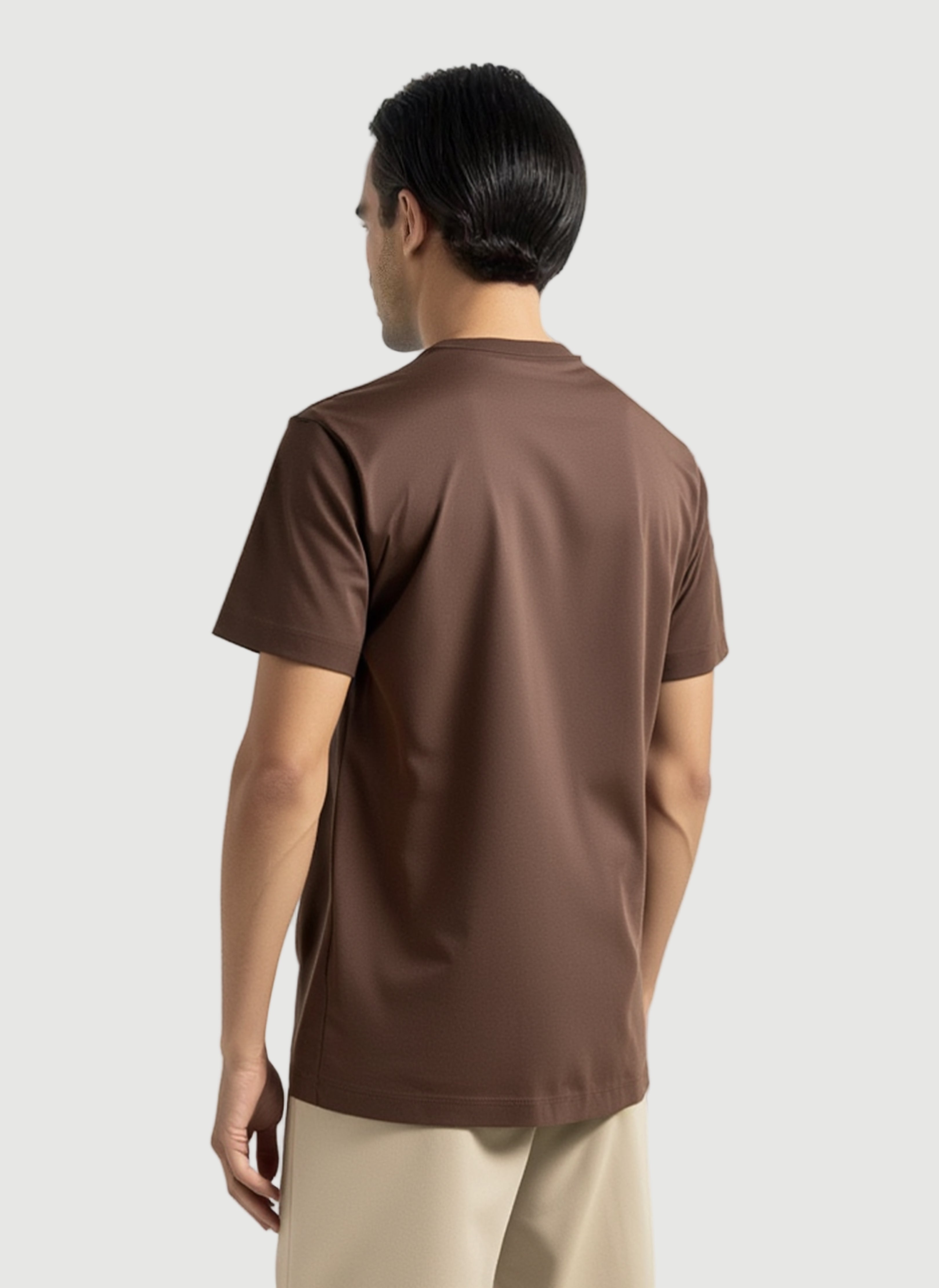 Glans t-shirt mocca