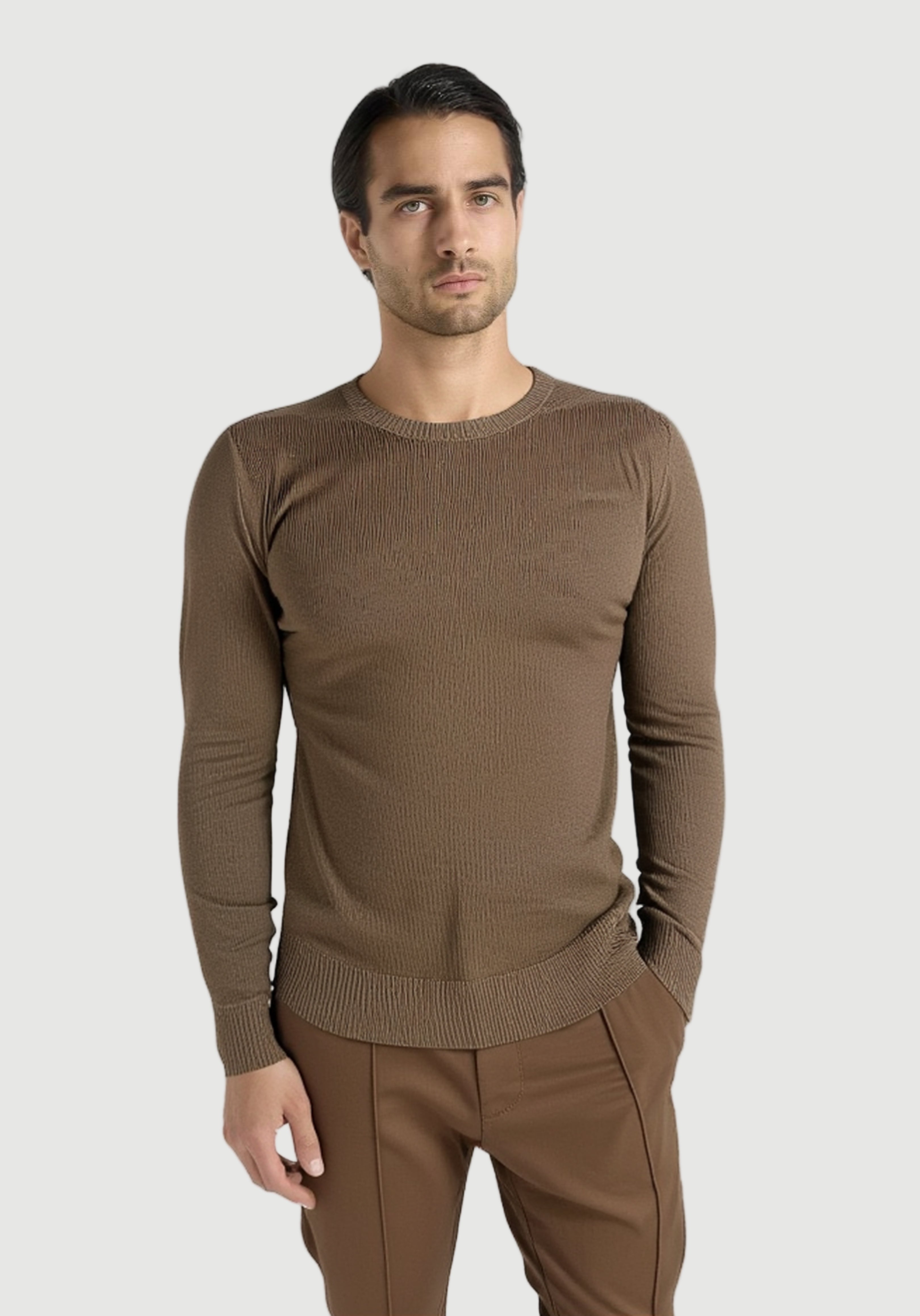 Knitted longsleeve mocca