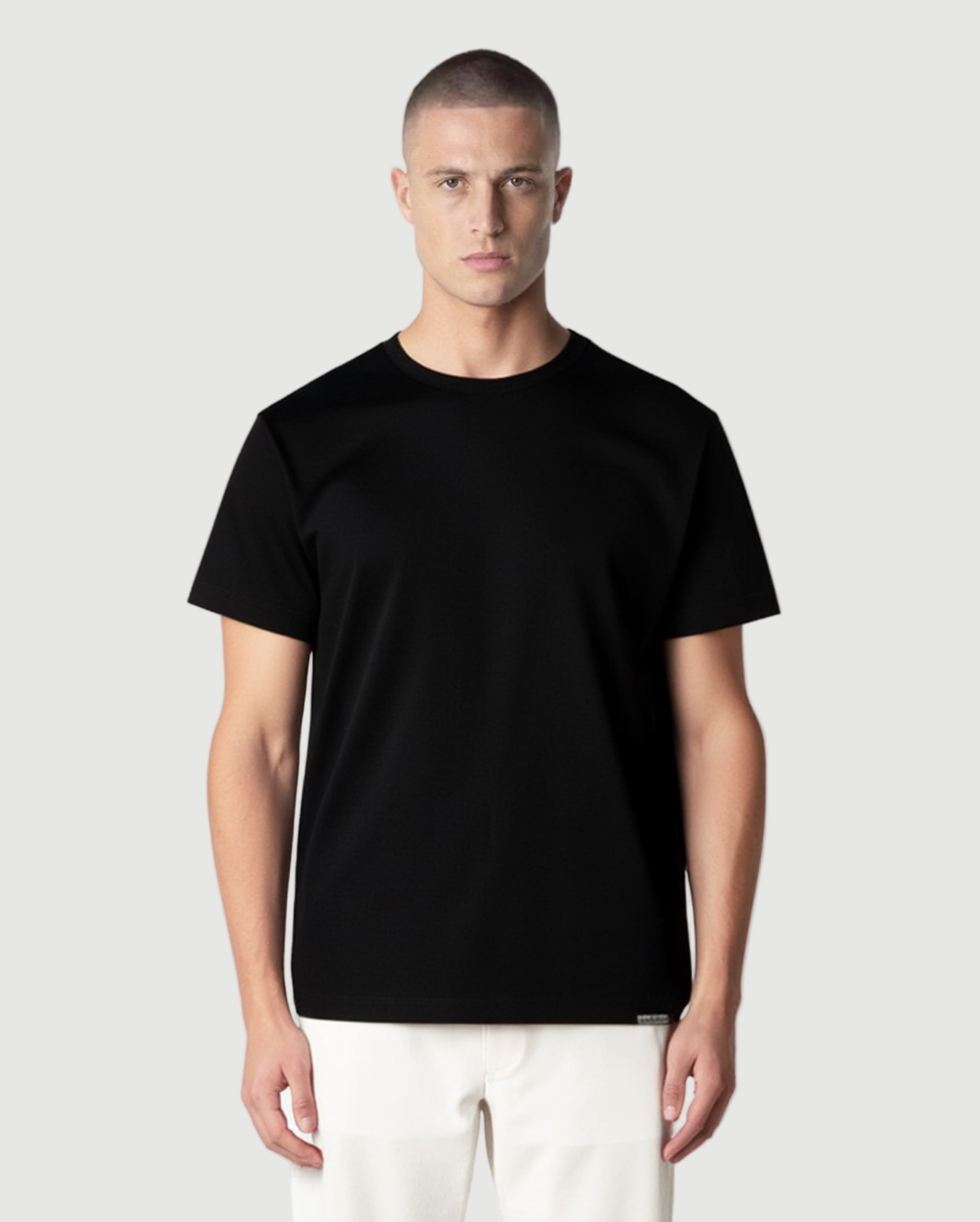 Glans t-shirt zwart