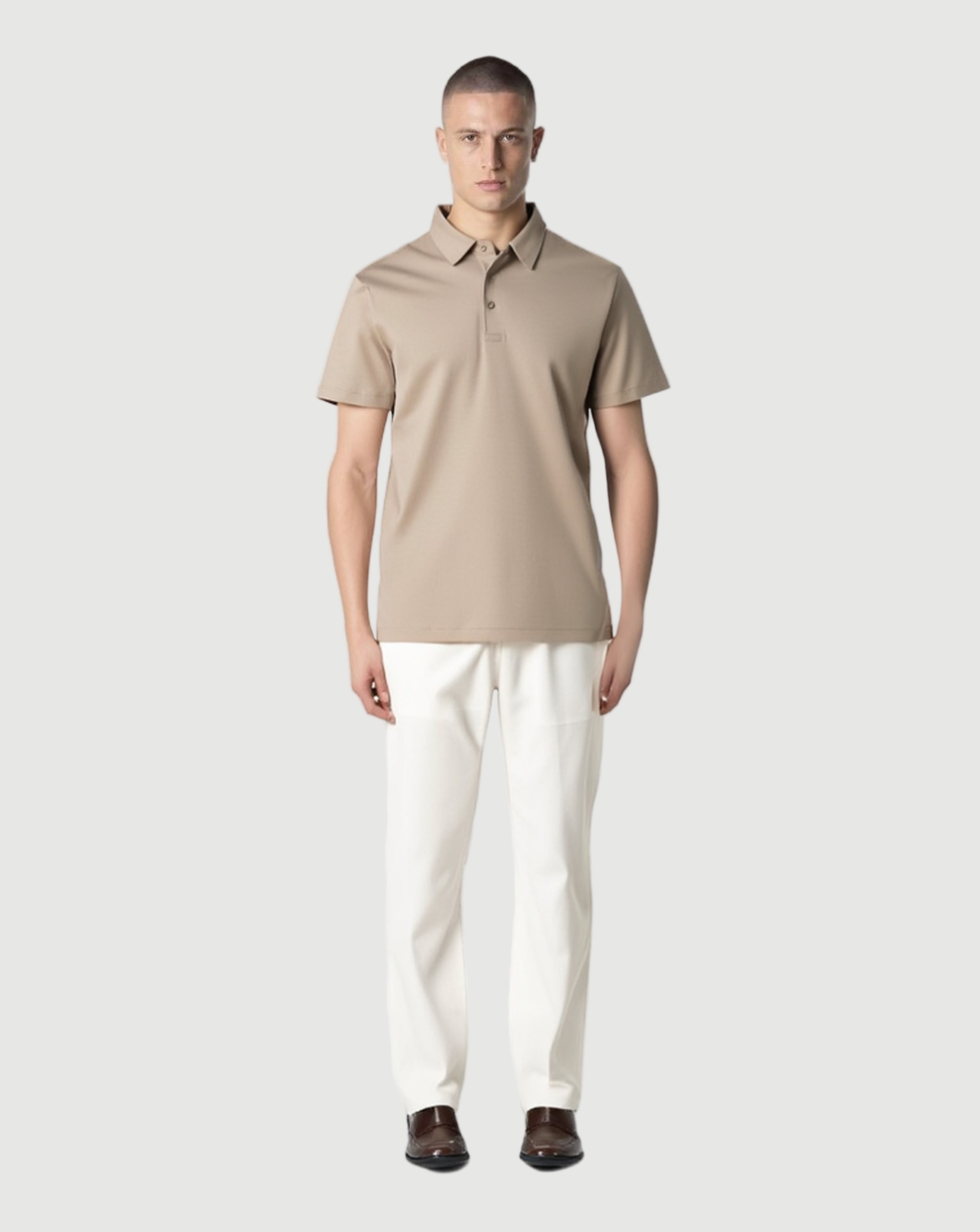 Glans polo beige