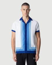Silk shirt blue