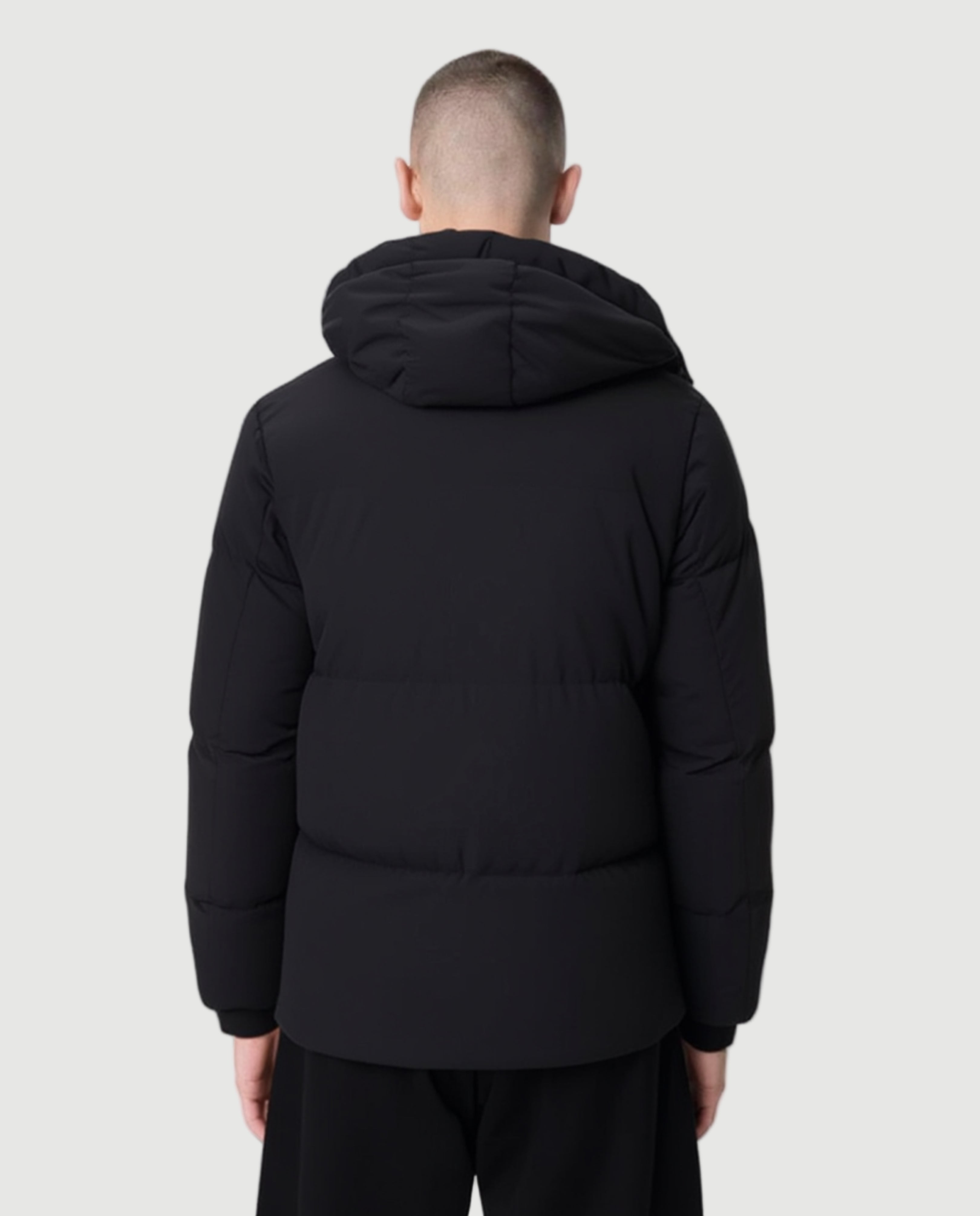 Vitor hooded jacket black