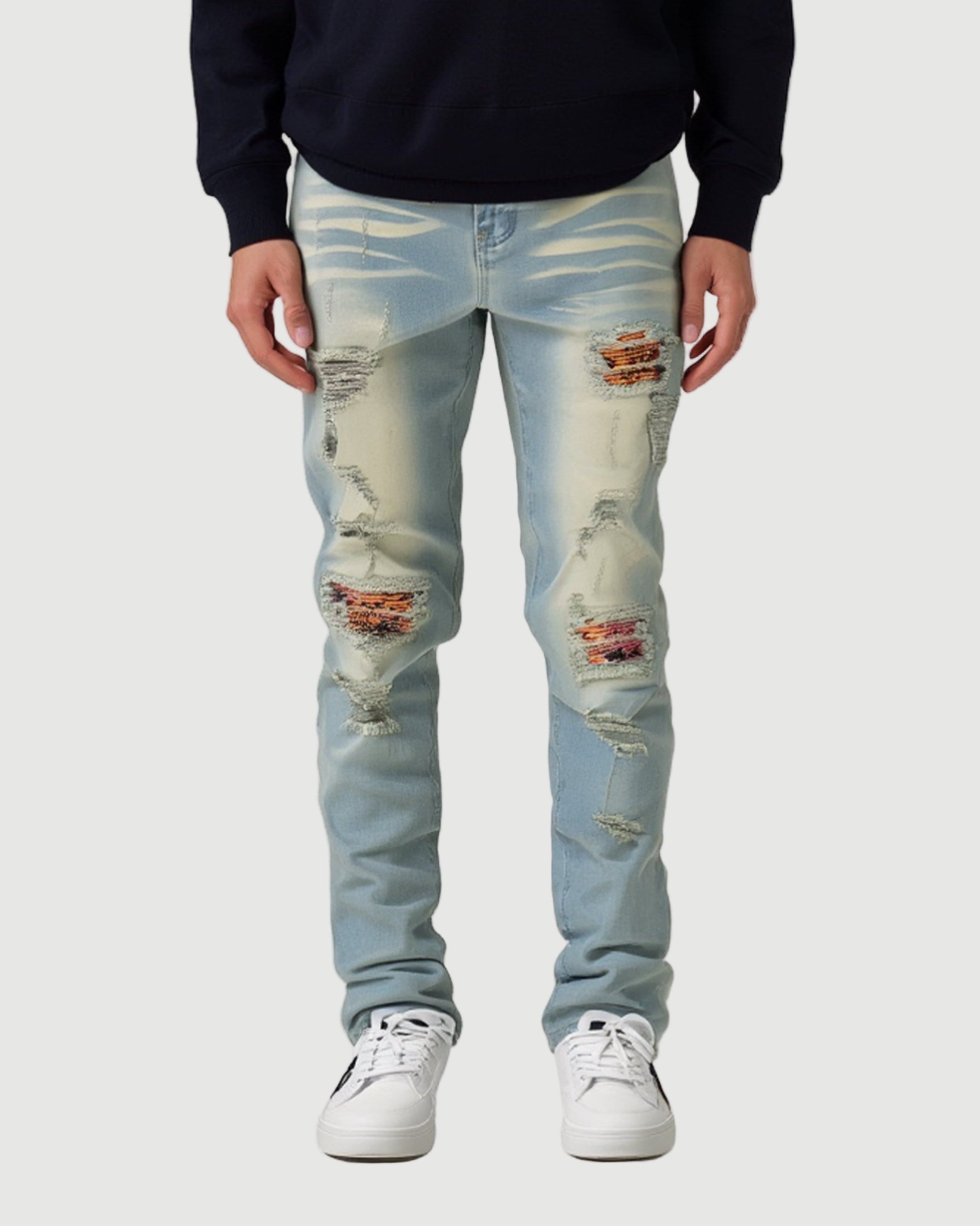 Ripped jeans multi