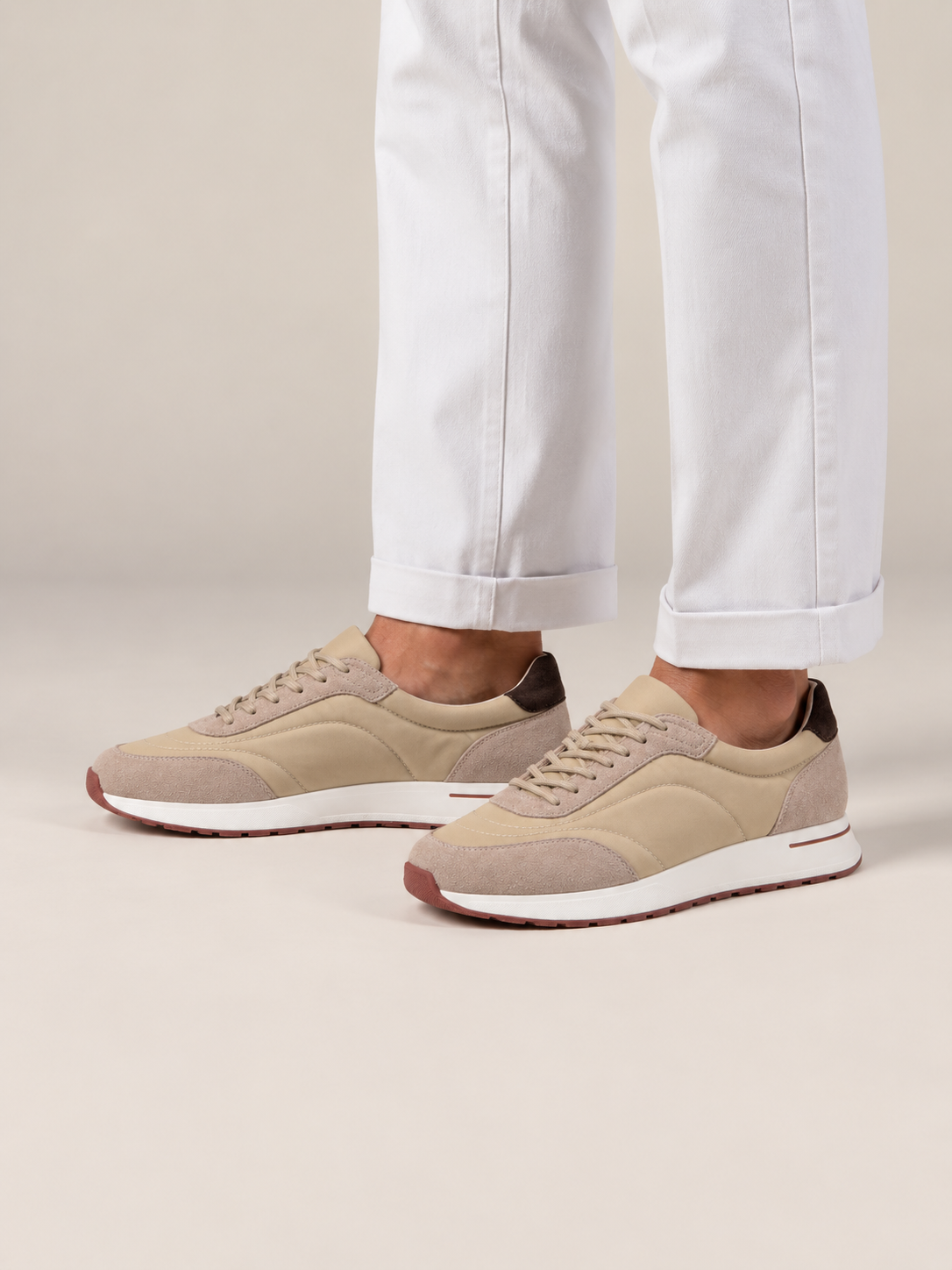 the virelli core sneakers taupe