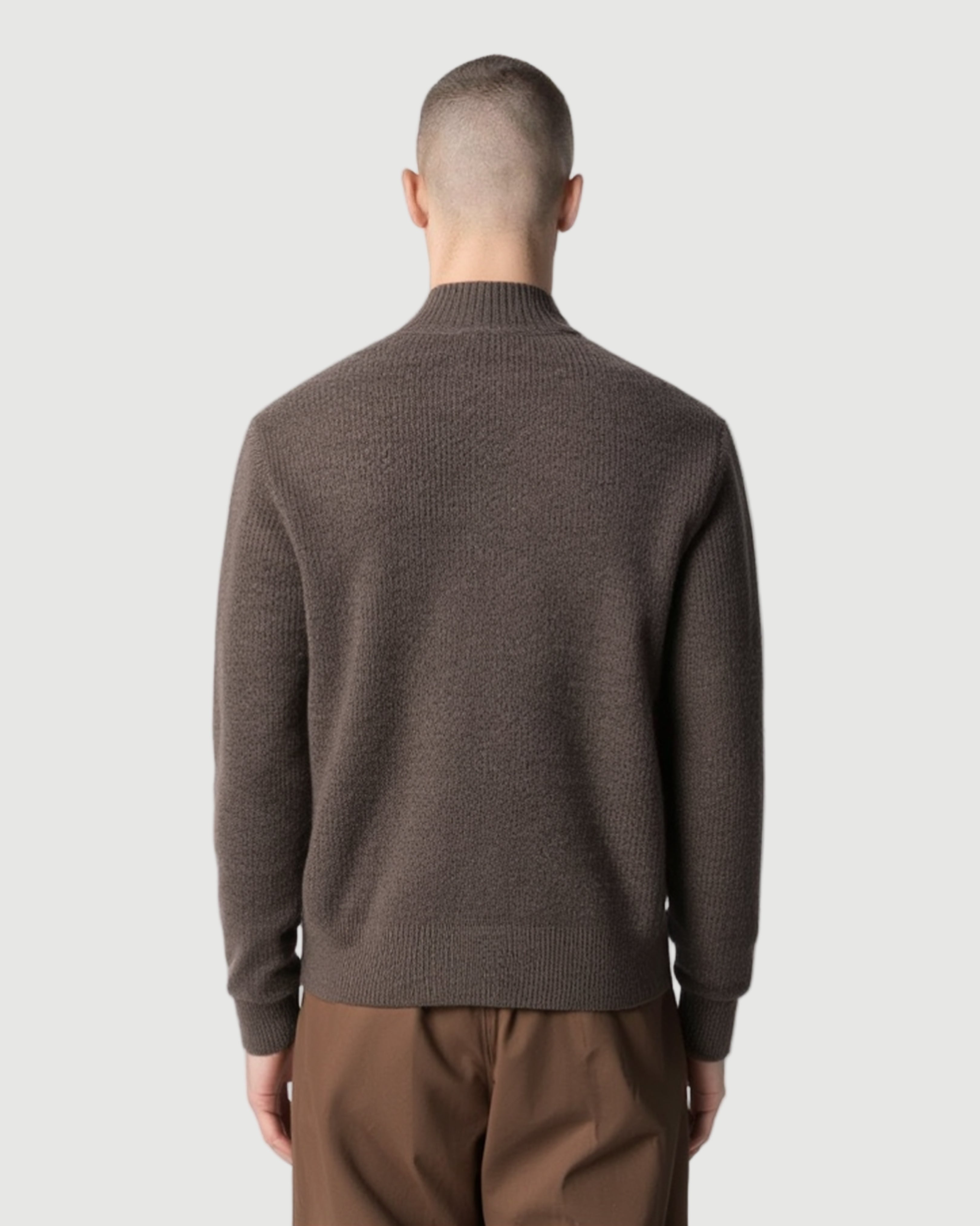 gorgio color zip-up sweater