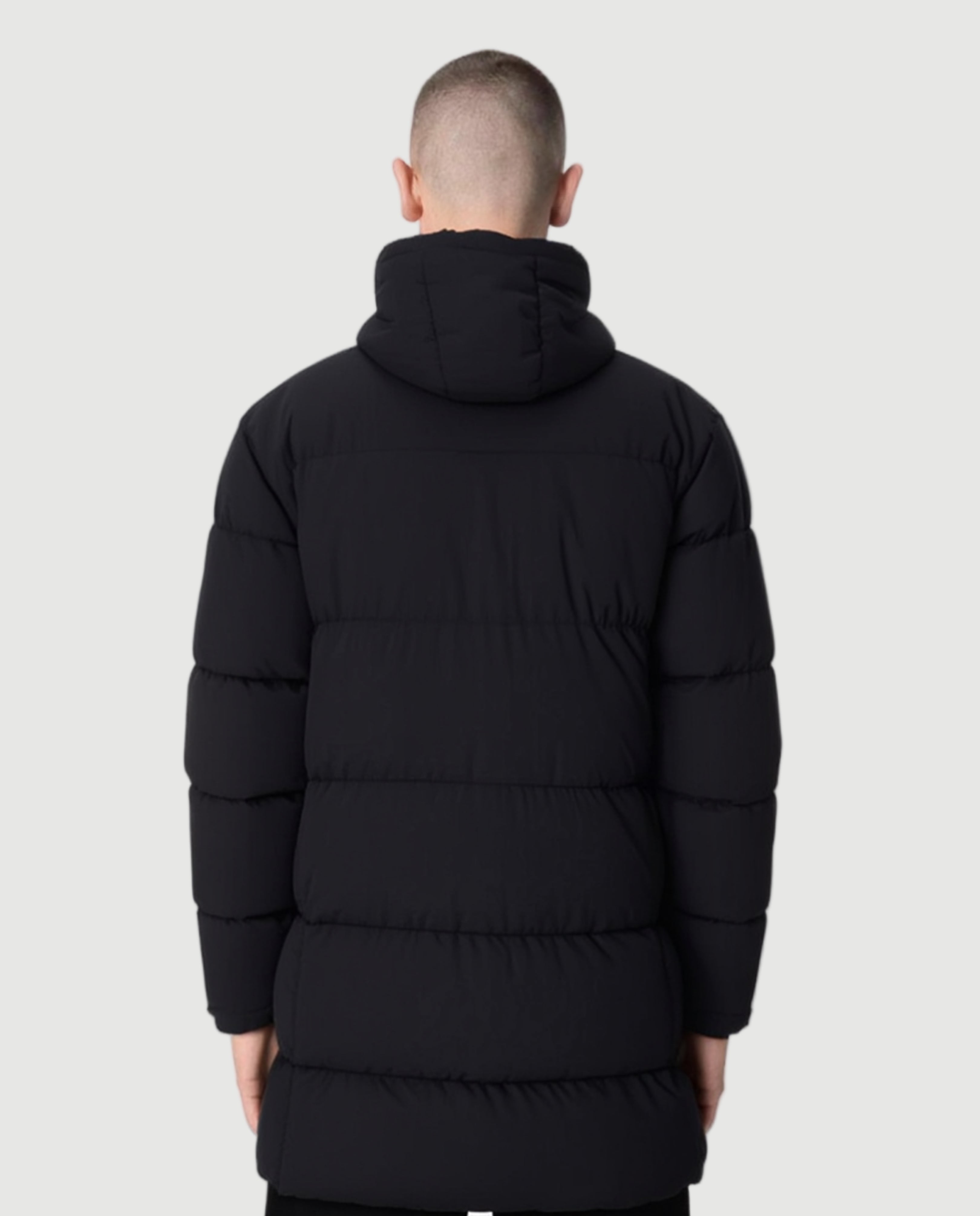 Mikka long puffer jacket black