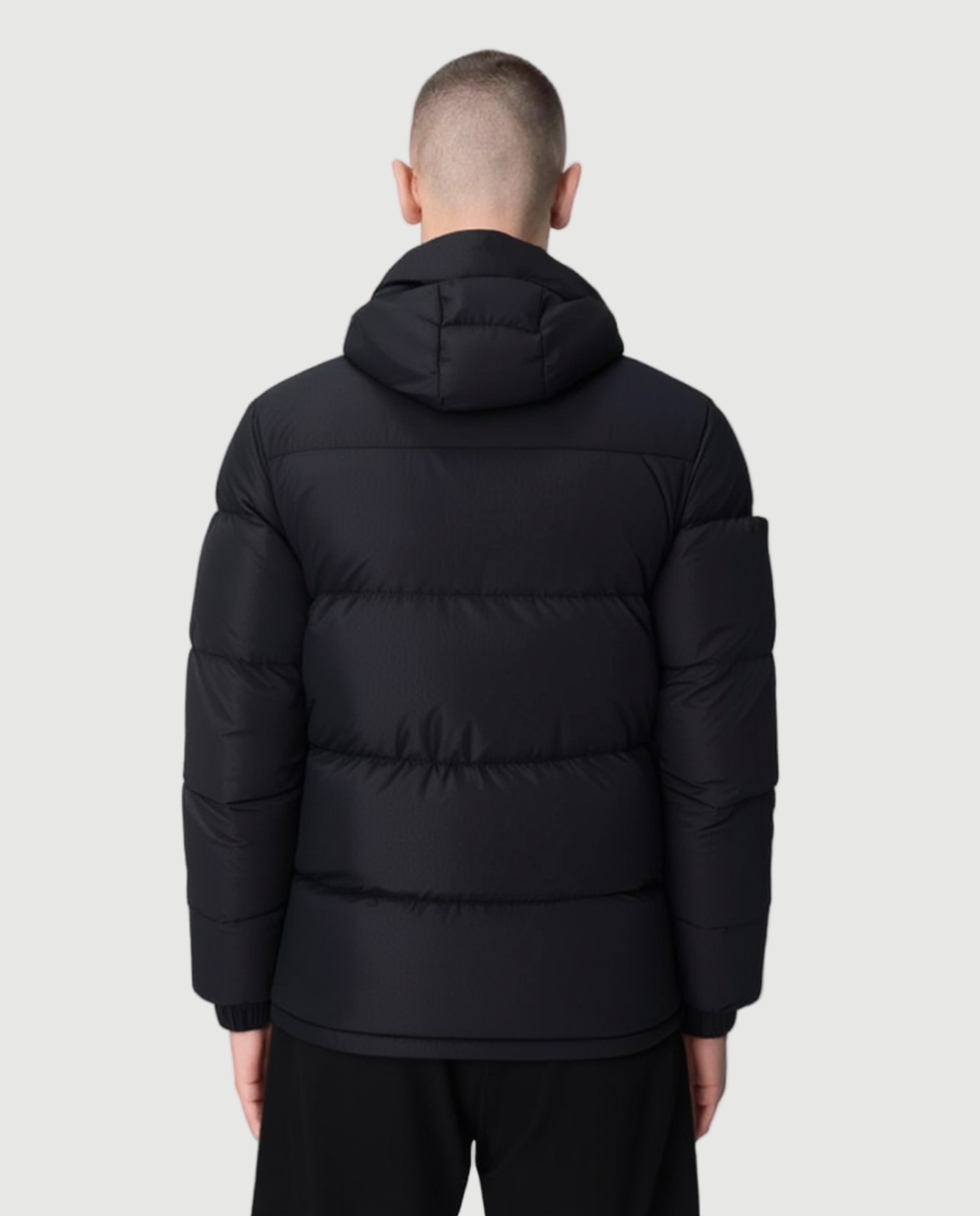 Aria puffer down jacket black