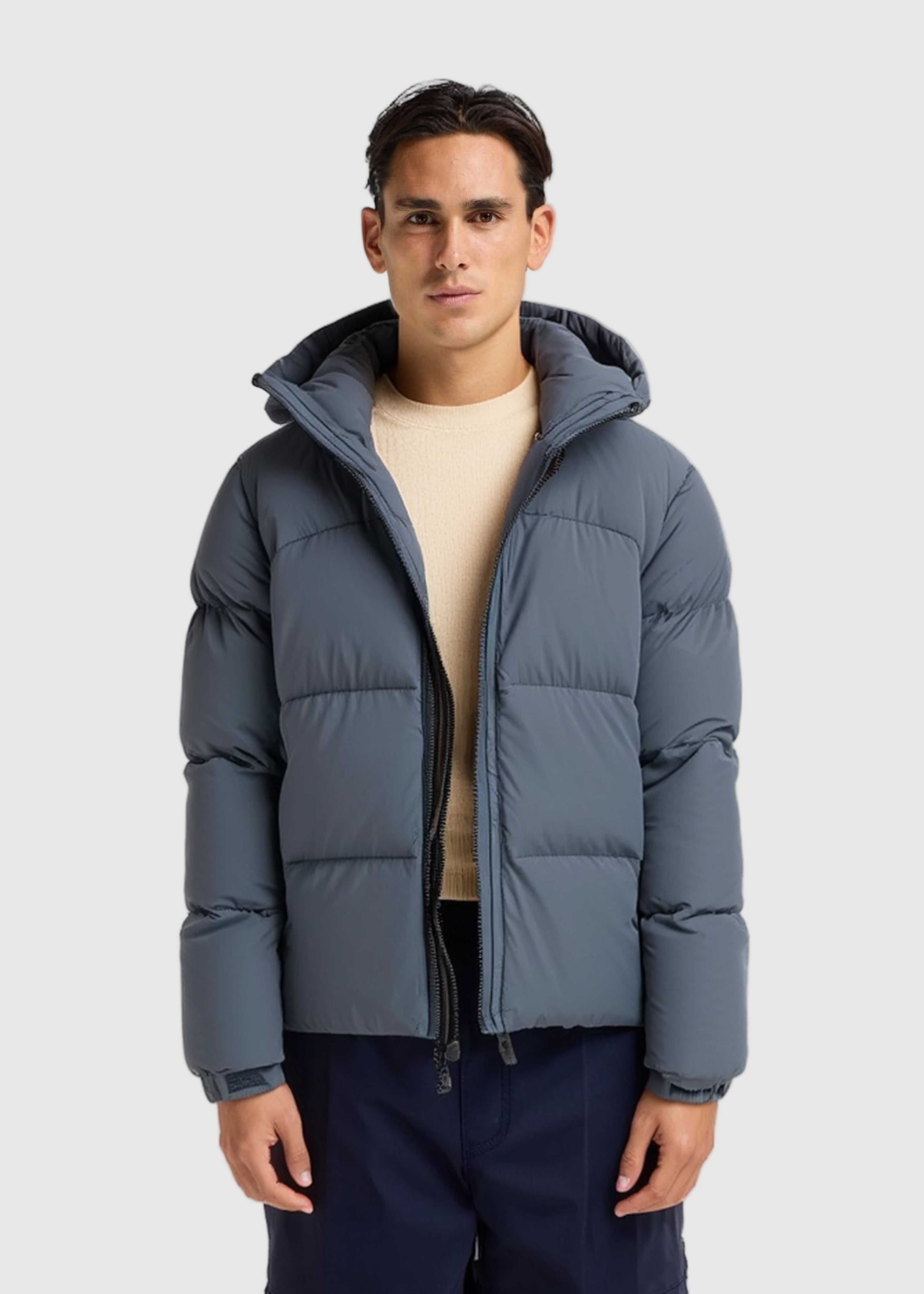 Dedoune grey bomber jacket