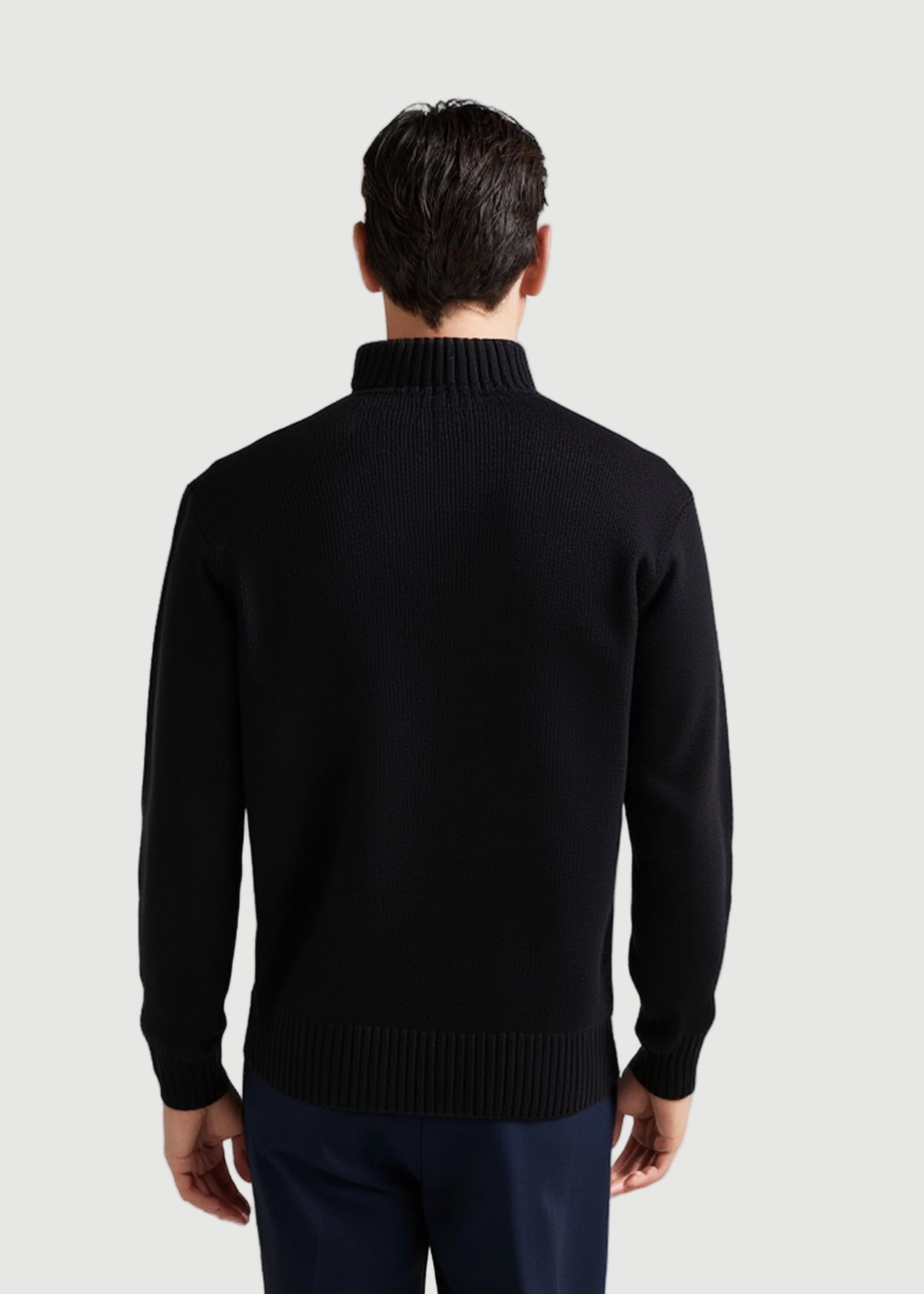 Iso turtle neck sweat black