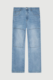 Gino slim cropped blue