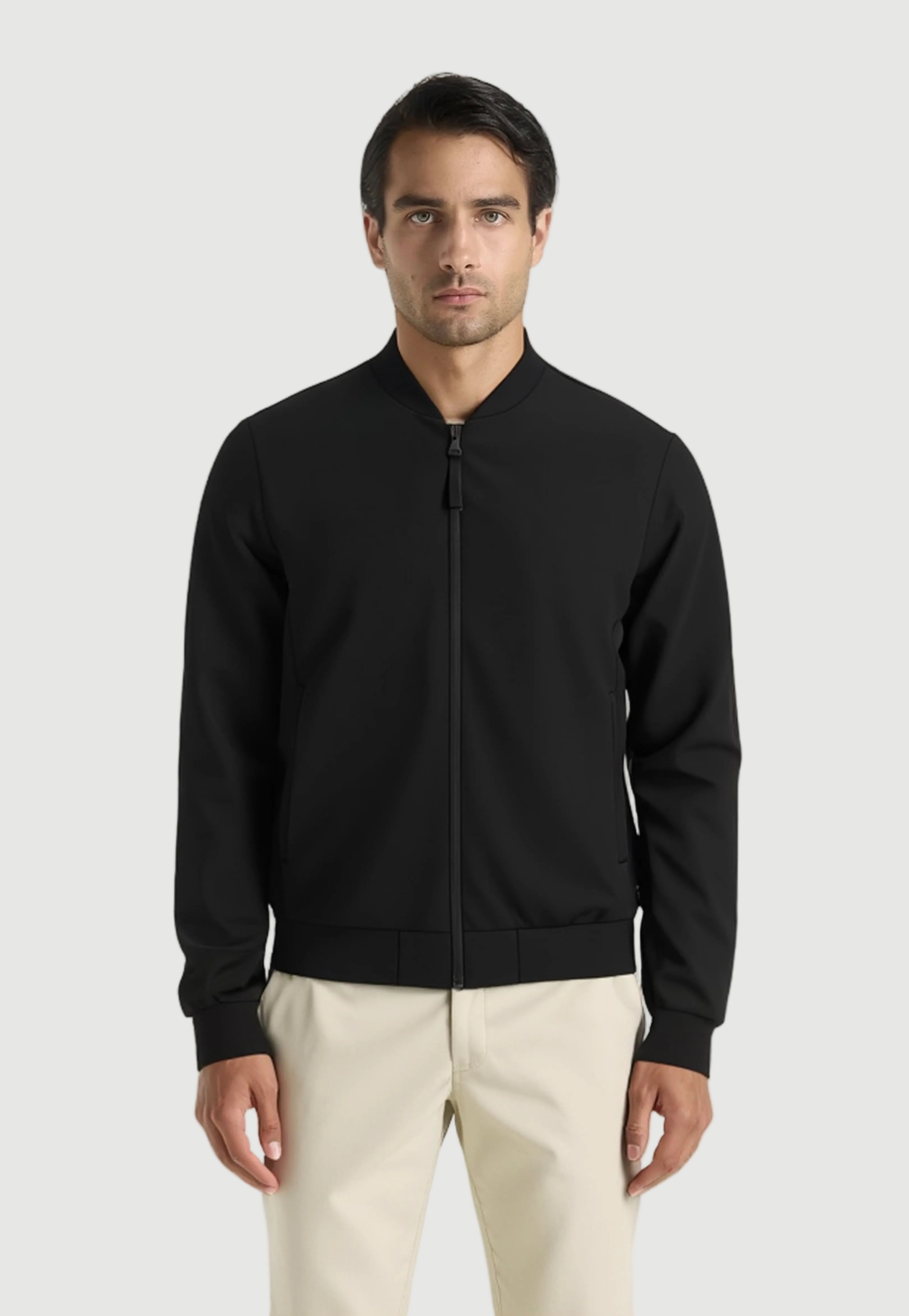 The lazio bomber jacket black