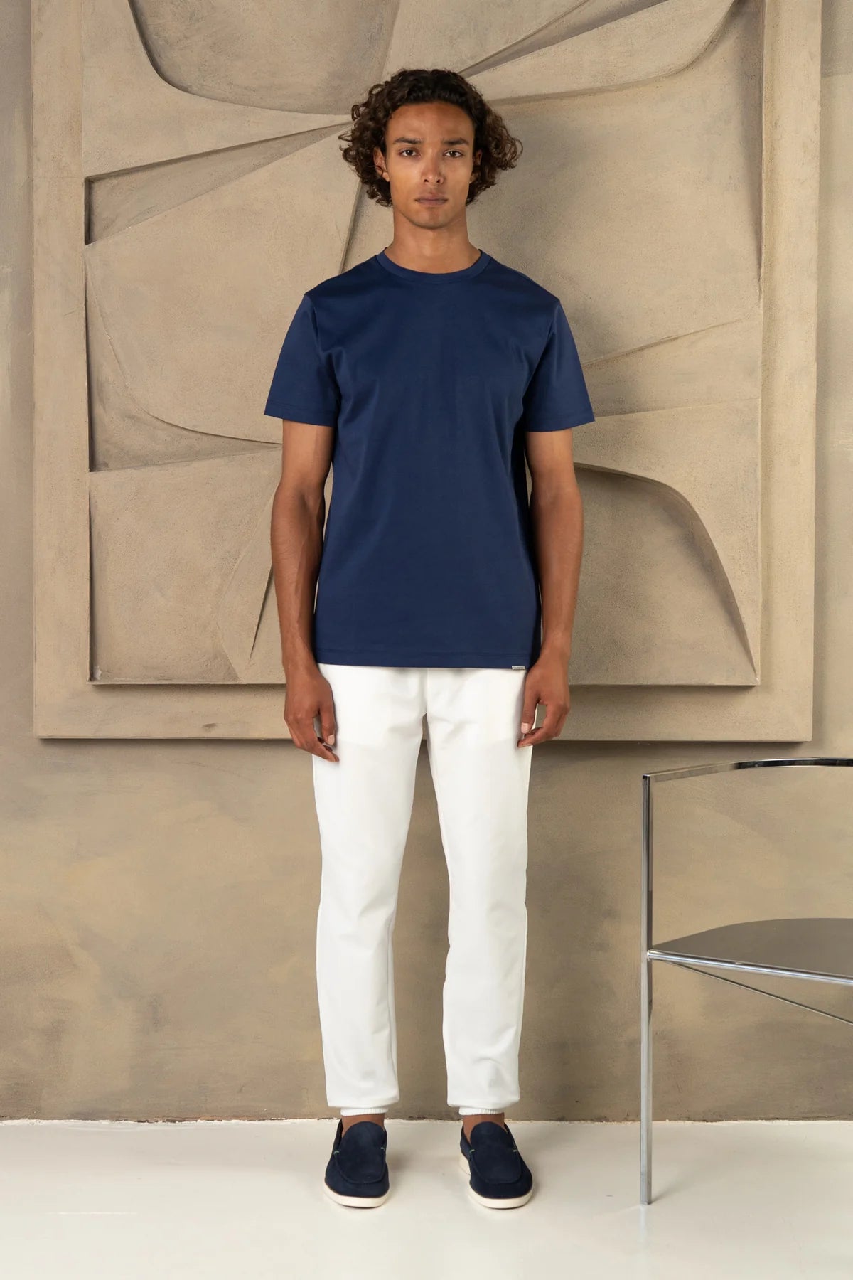 The capri t-shirt navy blu