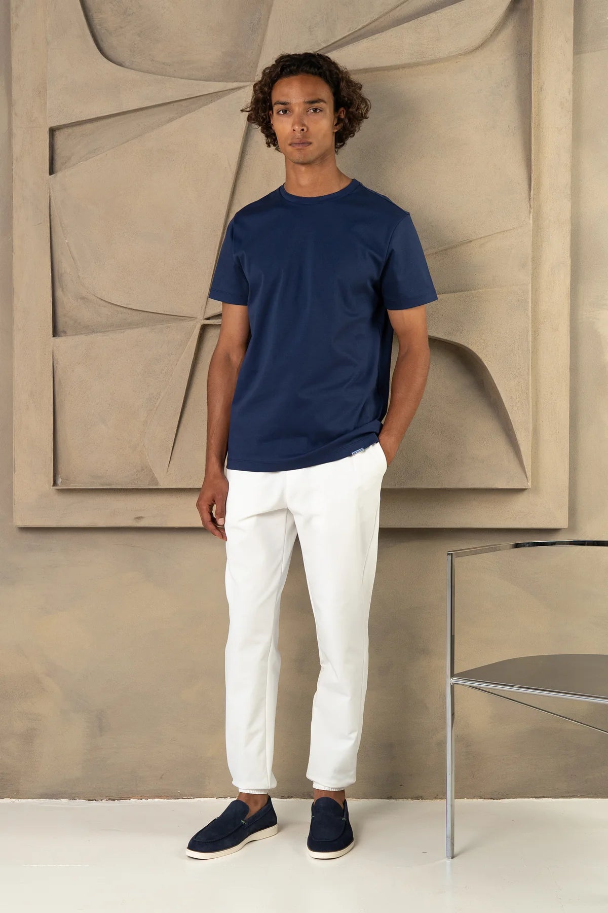 The capri t-shirt navy blu