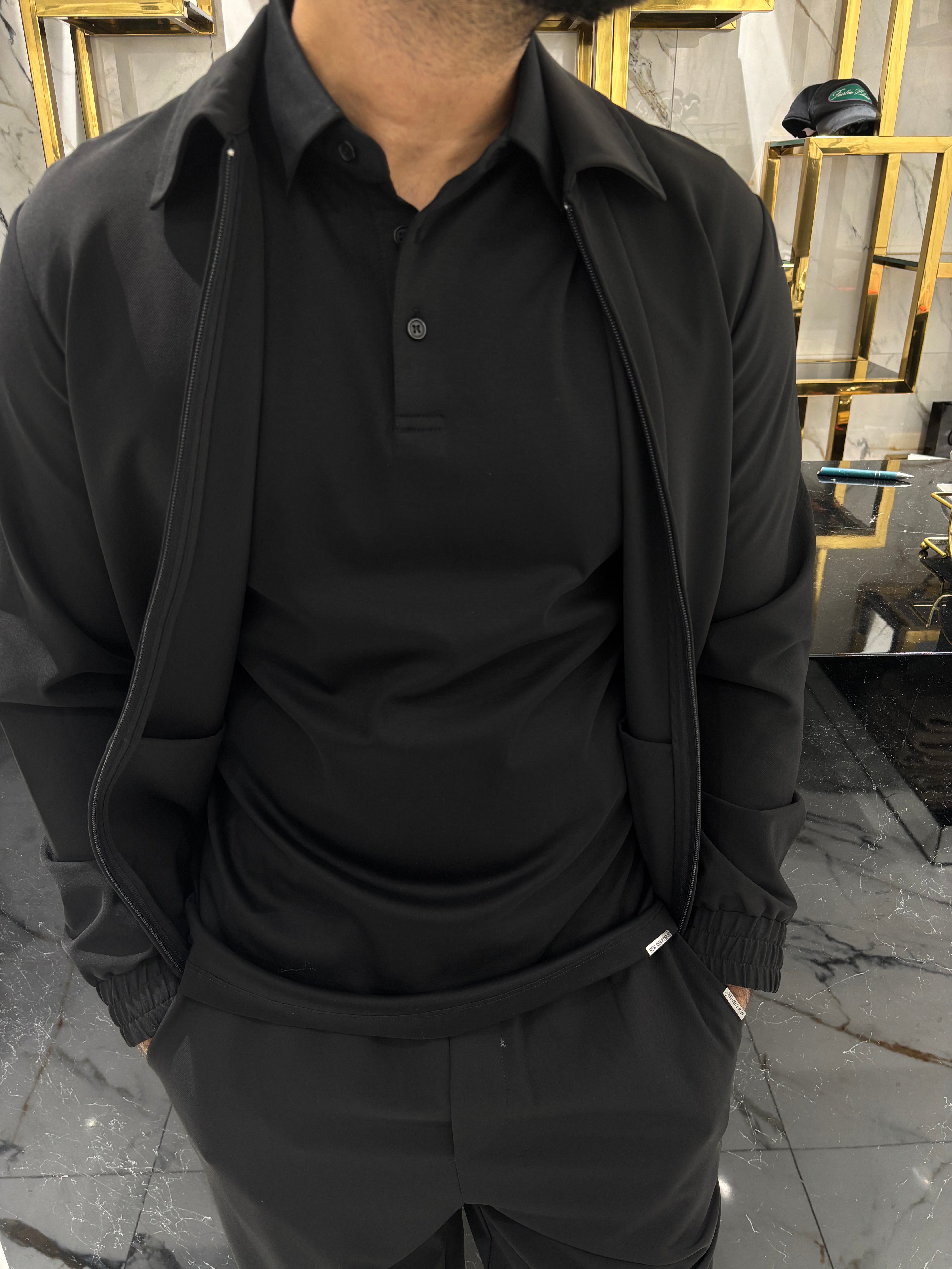 The milano suit black