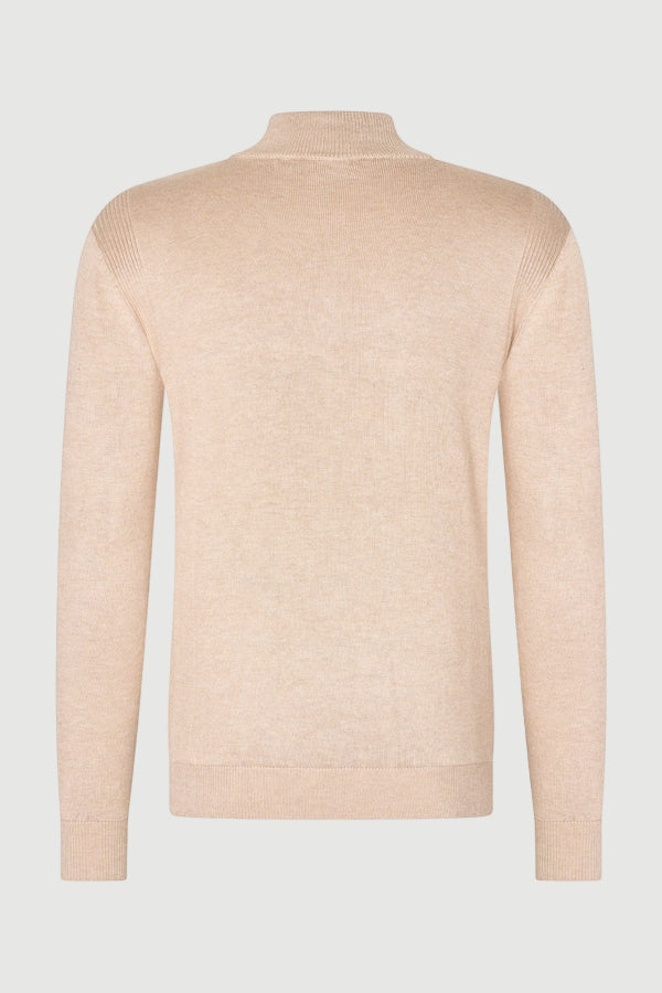 The armando zipp pullover beige