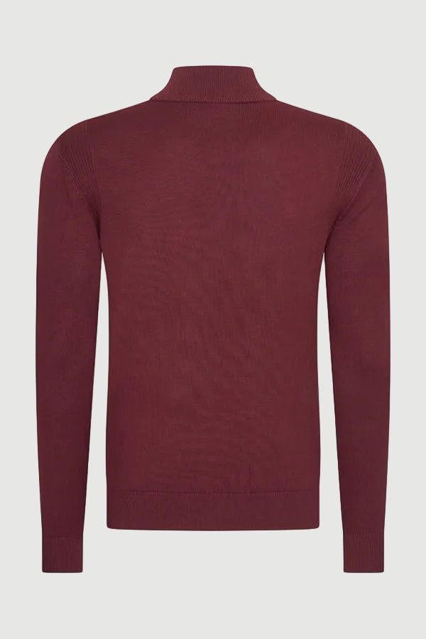 The armando pullover zip bordeaux