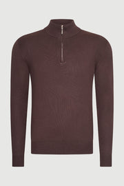 The armando pullover zip espresso