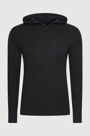 The Savano pullover hooded Black