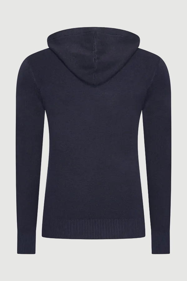 The Savano pullover hooded navy