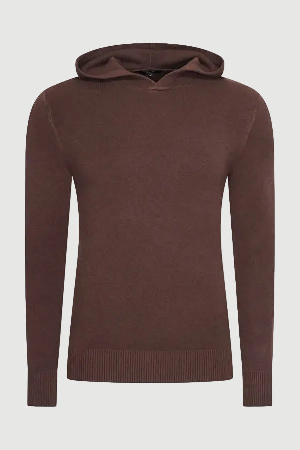 The savano pullover hooded espresso