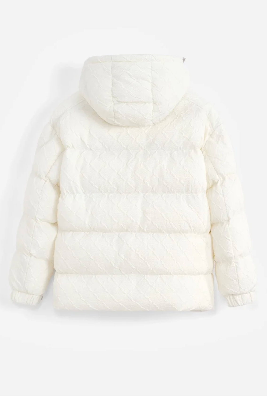Jackson Pattern puffer jacket cream