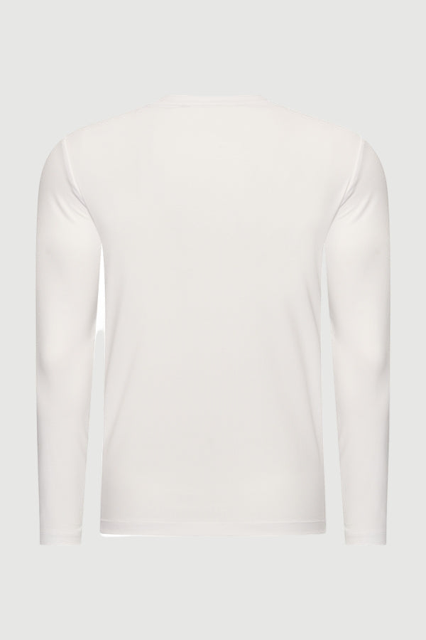 Ermal long sleeve t-shirt white