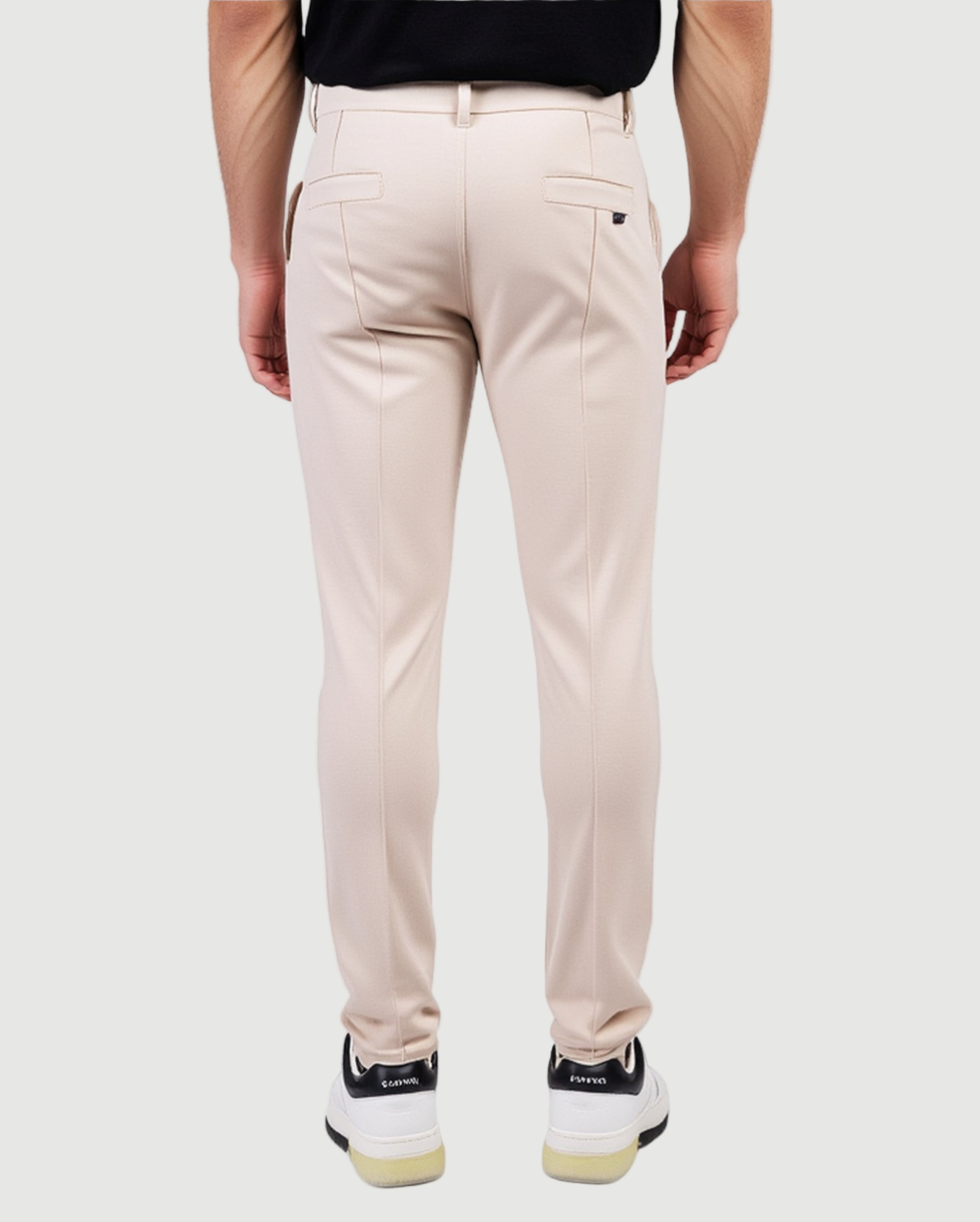 Dave slim fit trousers beige